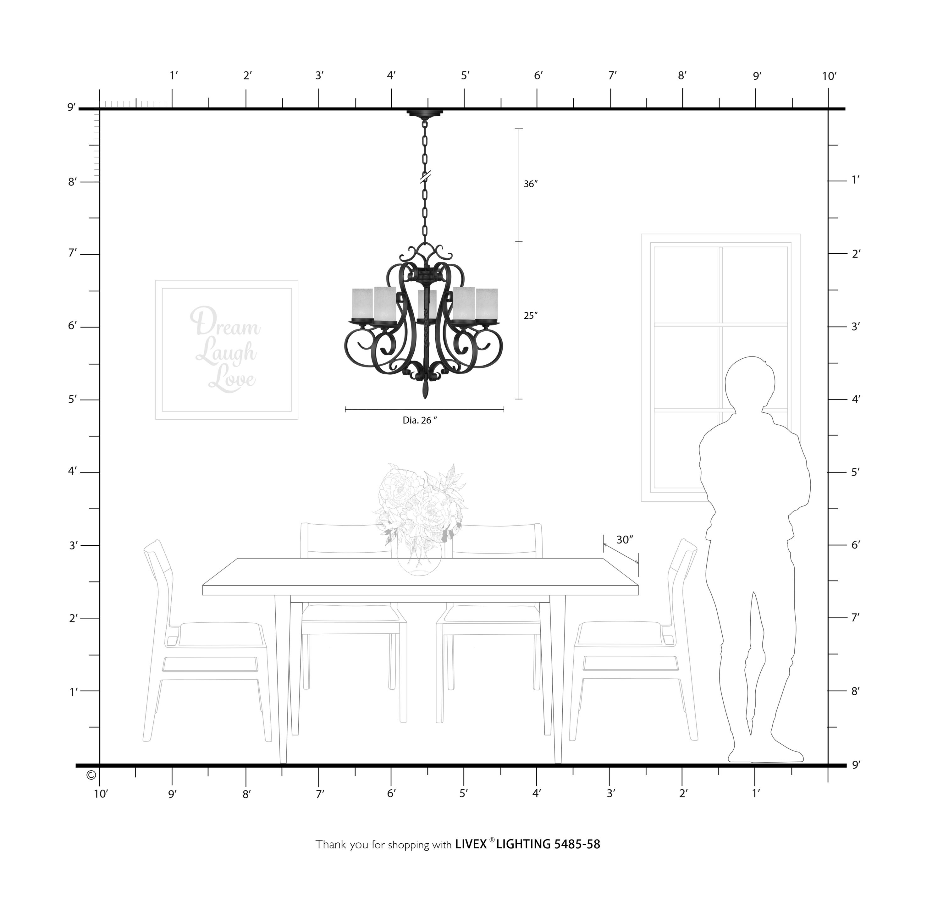 Livex Lighting 5485-58 b090015 - View #5