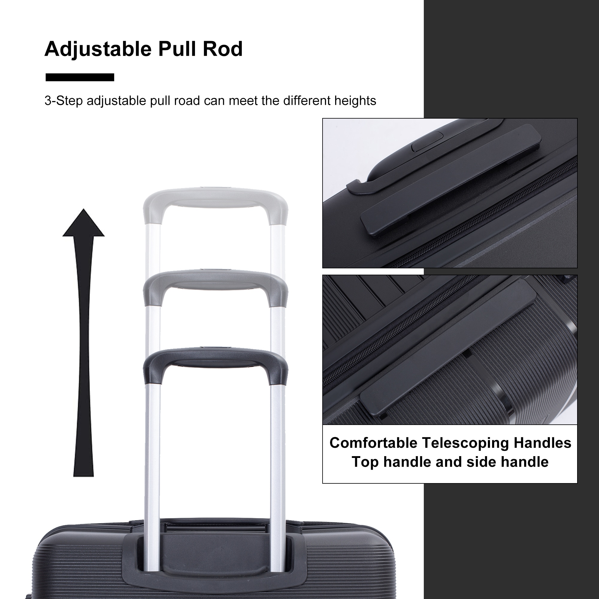 SINOFURN SYD9400022BK Luggage-And-Luggage-Sets - View #9