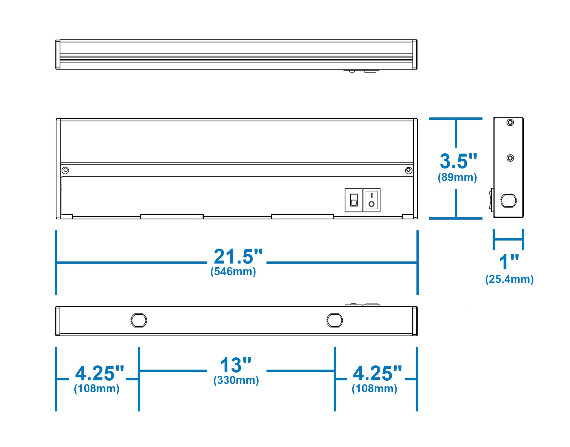 Nicor Lighting NUC521SOB Led-Cabinet-Lighting - View #8