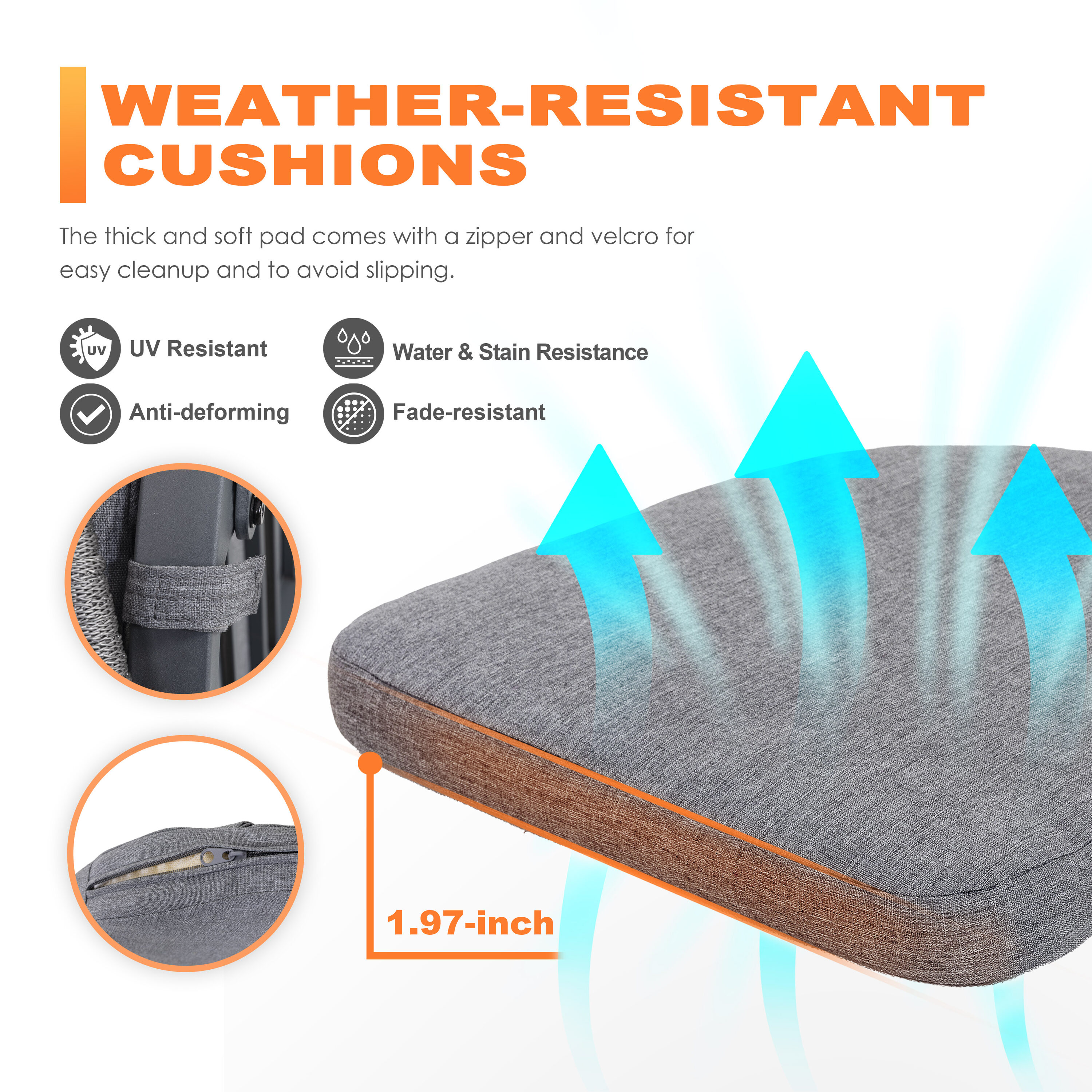 Nuu Garden DW101-HS Patio-Chairs - View #7