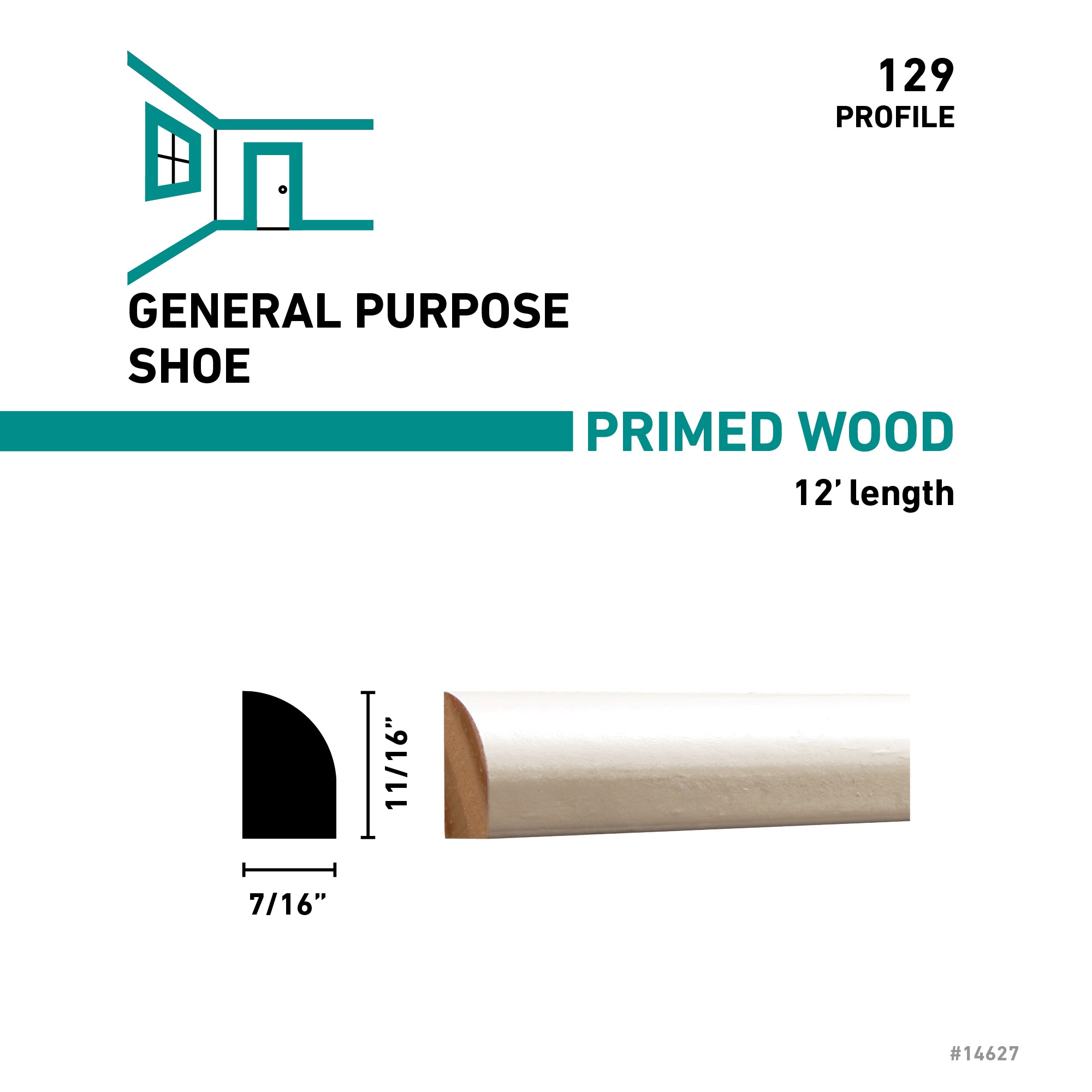 RELIABILT 12912FJPMD Quarter-Round-Moulding - View #3