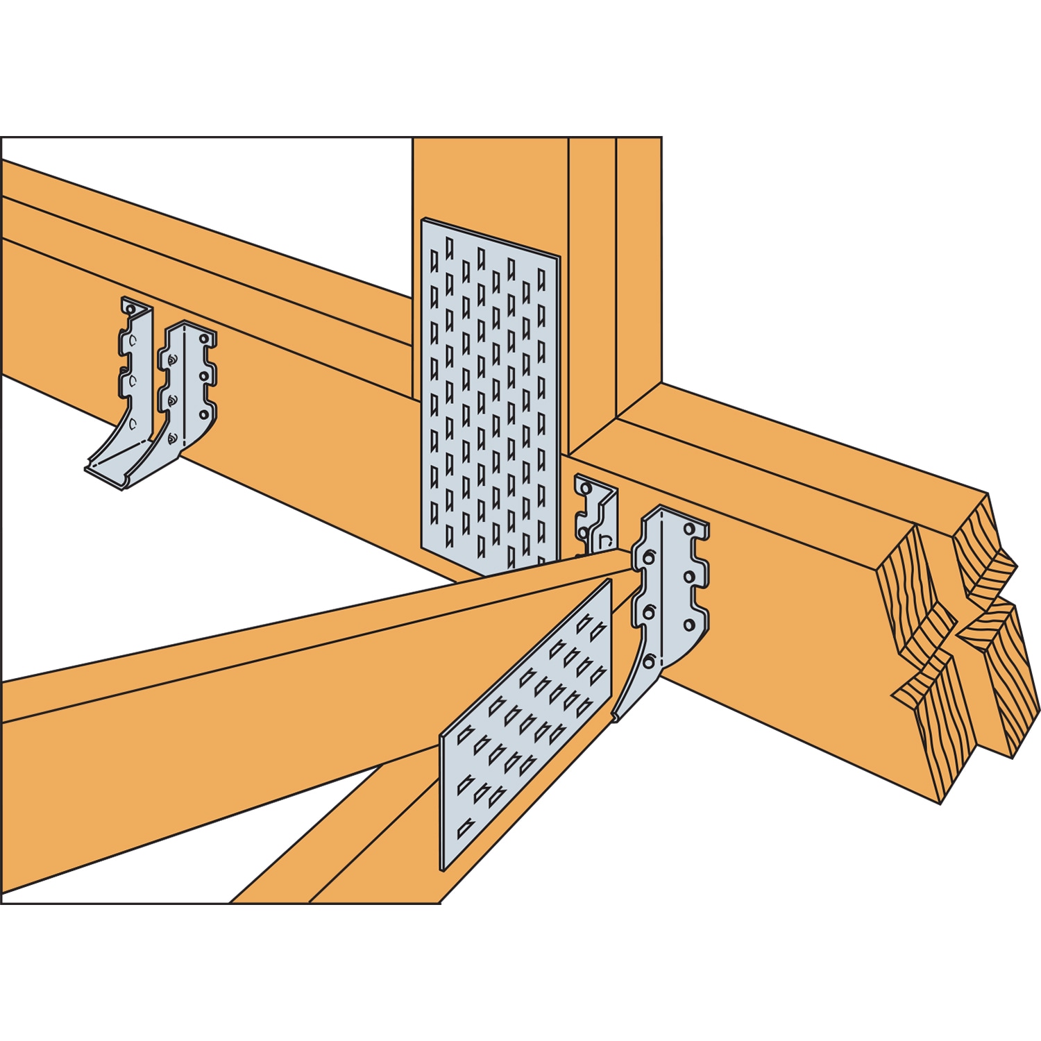 Simpson Strong-Tie MUS26 Joist-Hangers - View #2