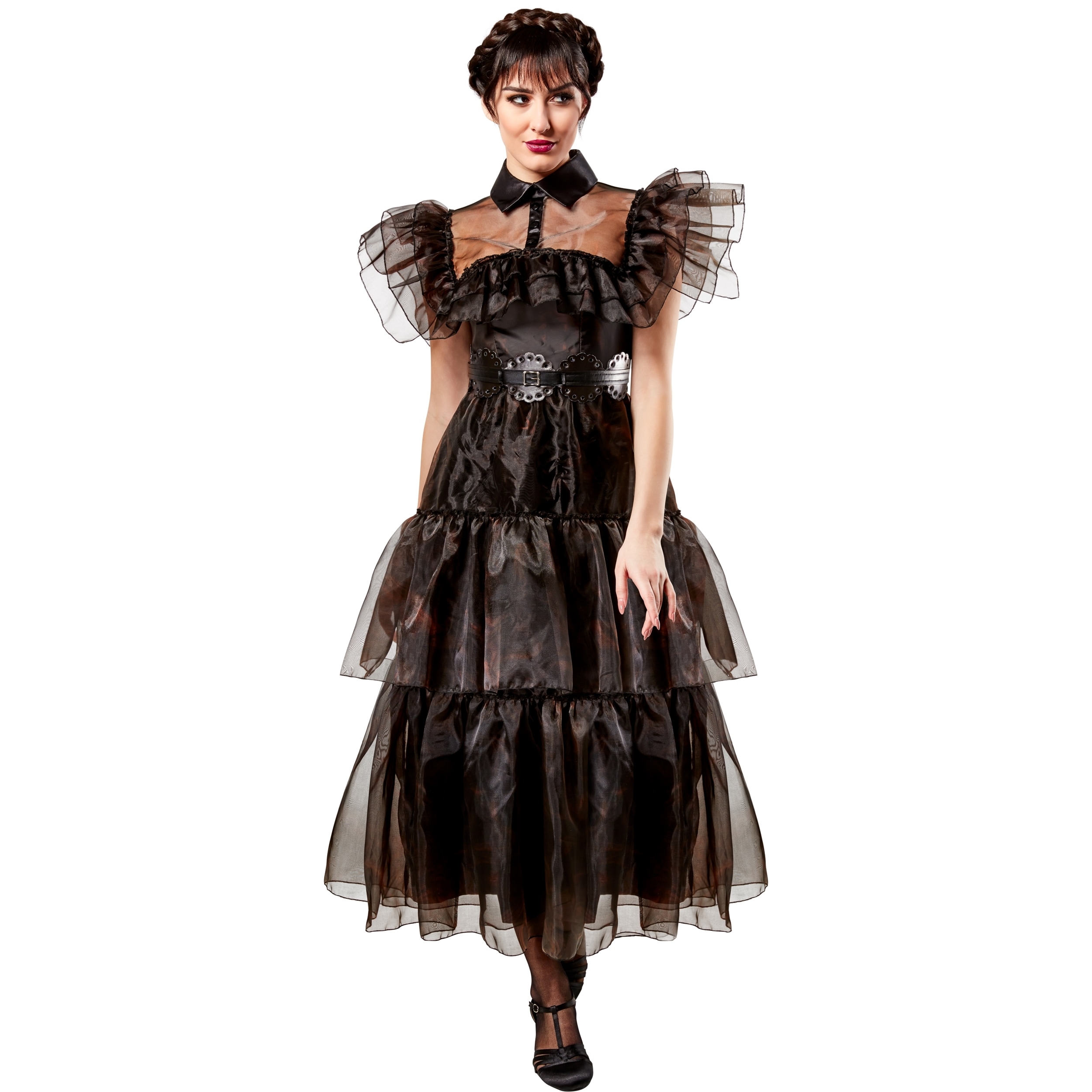 Rubie's Costumes 671775 Wednesday Addams Nevermore Academy Rave'n Dance Women's Costume