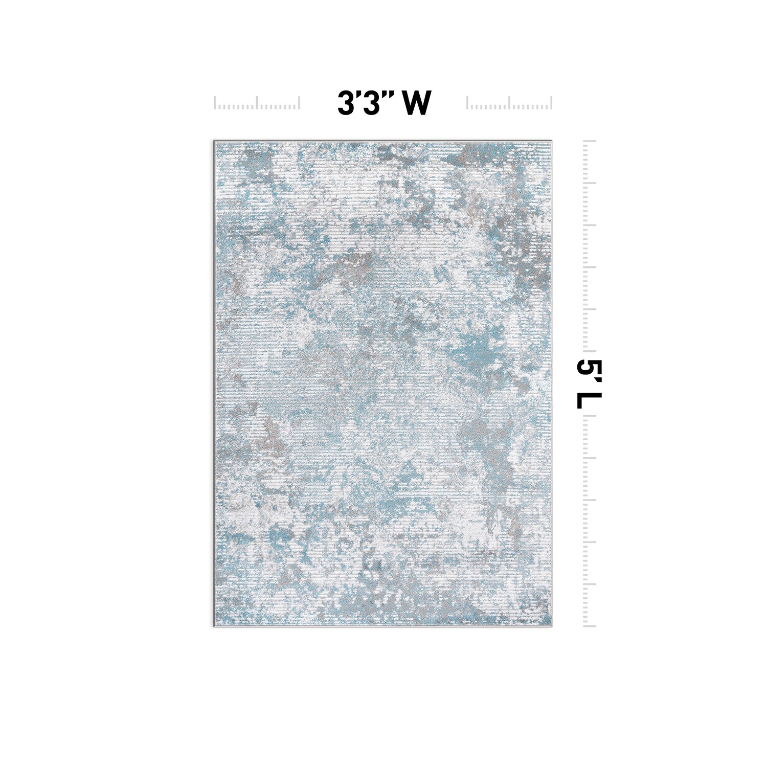 World Rug Gallery 936BLUE3X5 rugs - View #3