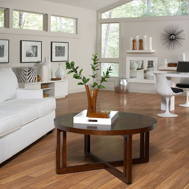 Style Selections Truffle Hickory Embossed Wood Plank Laminate Flooring Sample Style Selections Truffle Hickory Embossed Wood Plank Laminate Flooring Sample