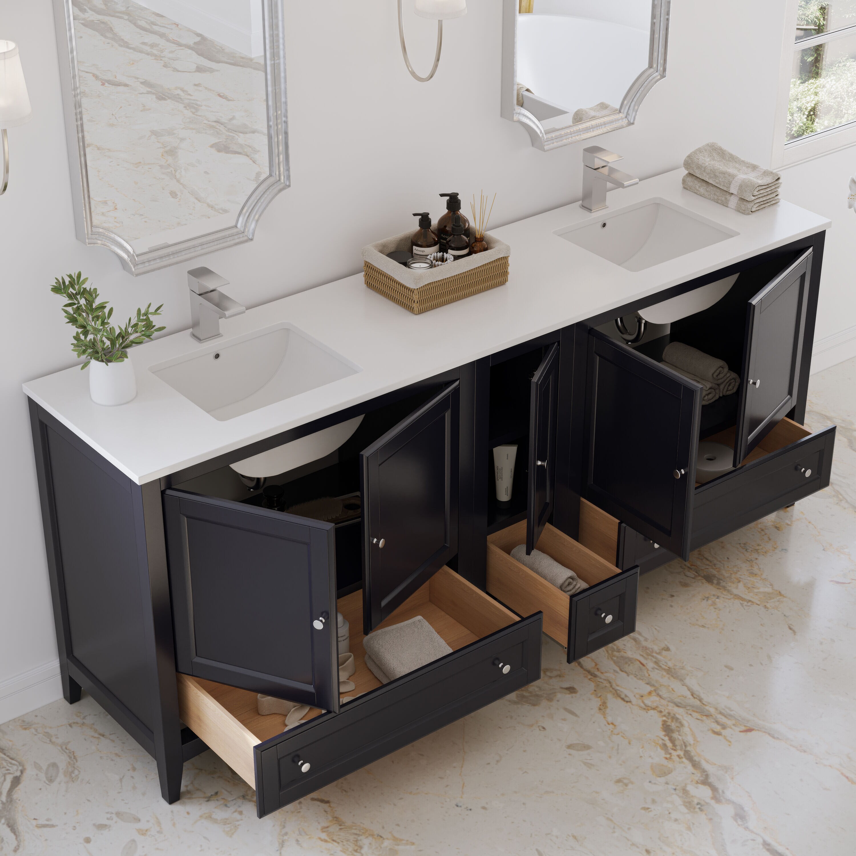 Fresca FCB20-361236ES-CWH-U Bath-Vanity-Combo - View #3