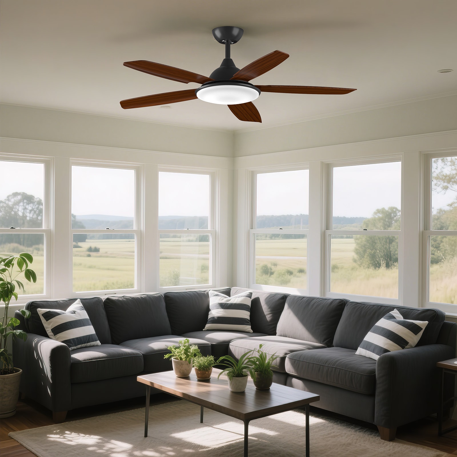 COWSAR LSCF-FL9286-BLACK Ceiling-Fans - View #15