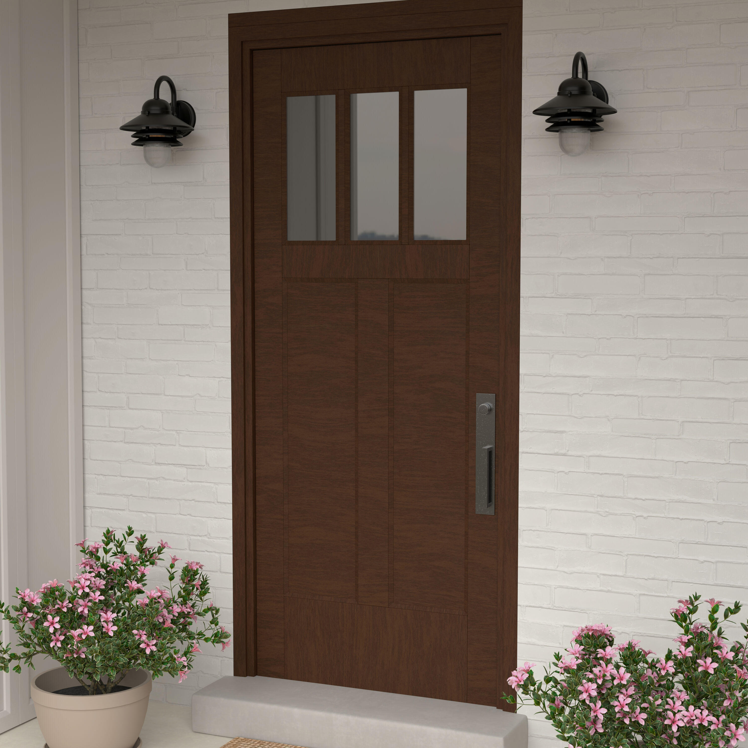 Portfolio WL127BK Outdoor-Wall-Lighting - View #4