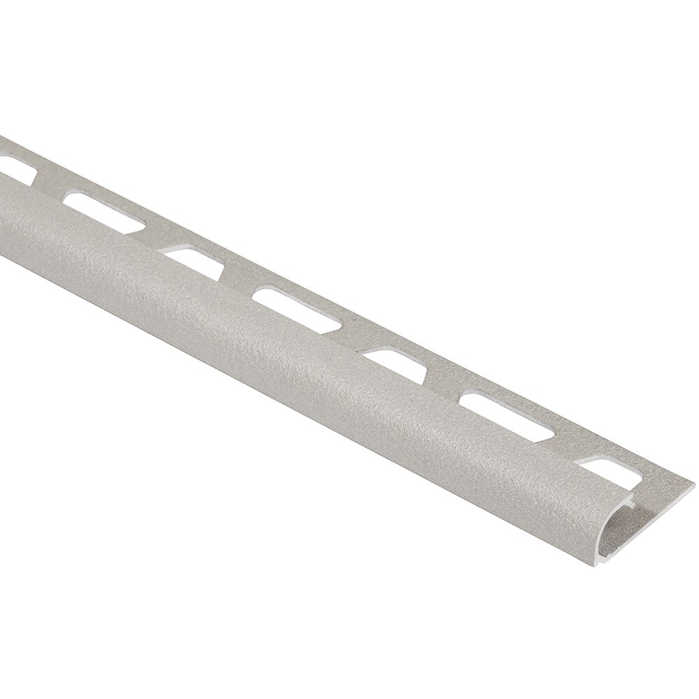 Schluter Systems RO110TSBG Rondec 0.438-in W x 98.5-in L Greige textured color-coated aluminum Aluminum Bullnose Tile Edge Trim