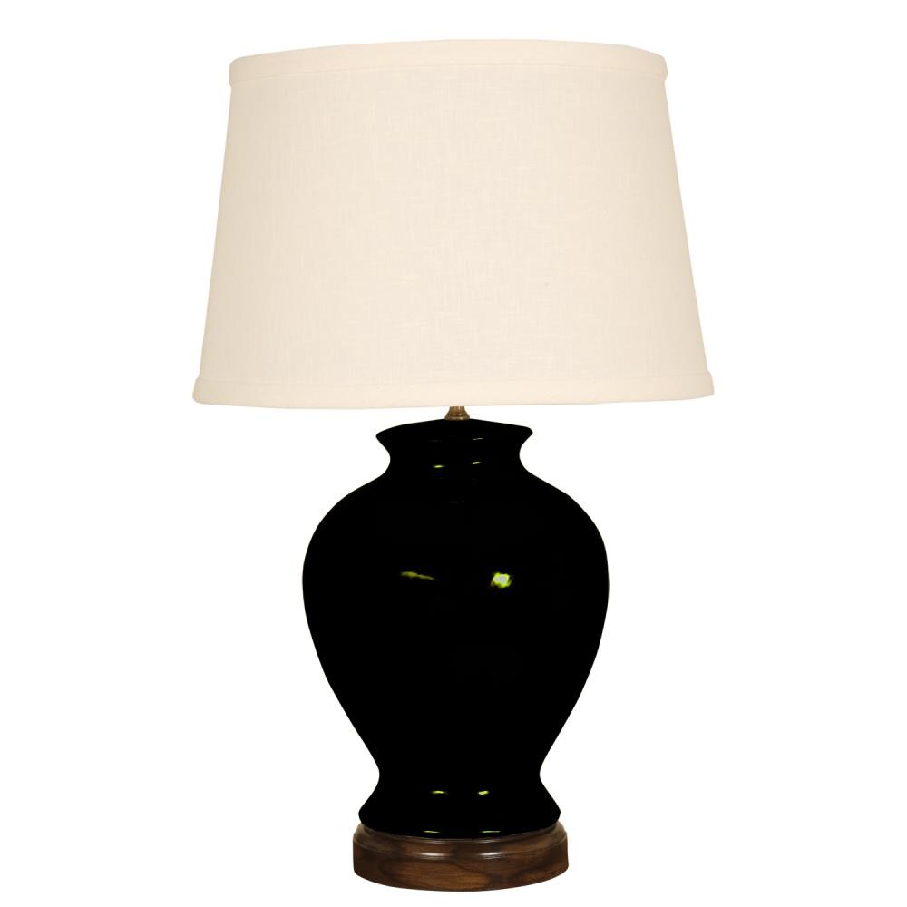 Tub mengsel met tijd Black 3-Way Table Lamp with Fabric Shade in the Table Lamps department at  Lowes.com