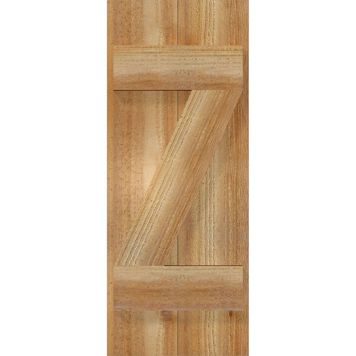 Ekena Millwork RBJ06Z11X027RWR Exterior-Shutters - View #5