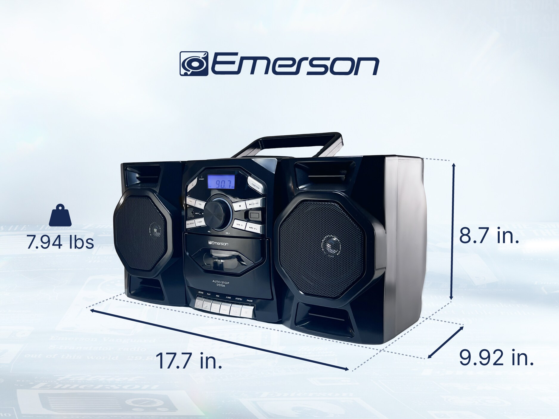 Emerson EPB-4000 Boomboxes-Radios - View #3