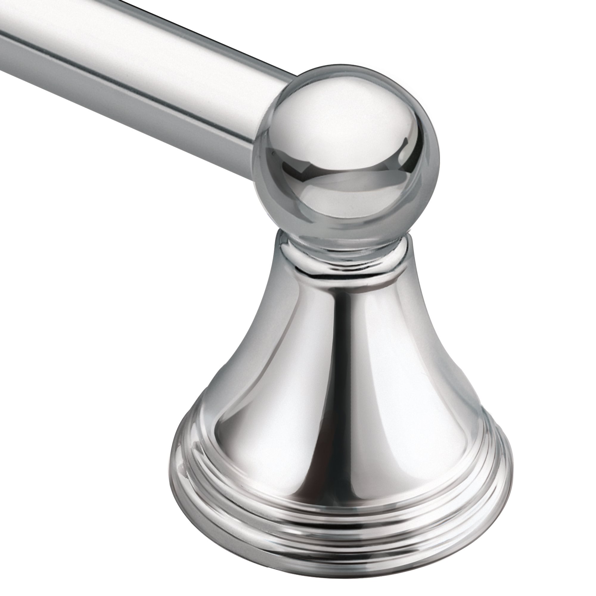 Moen DN8424CH 24-in Chrome Wall mount Single Towel Bar