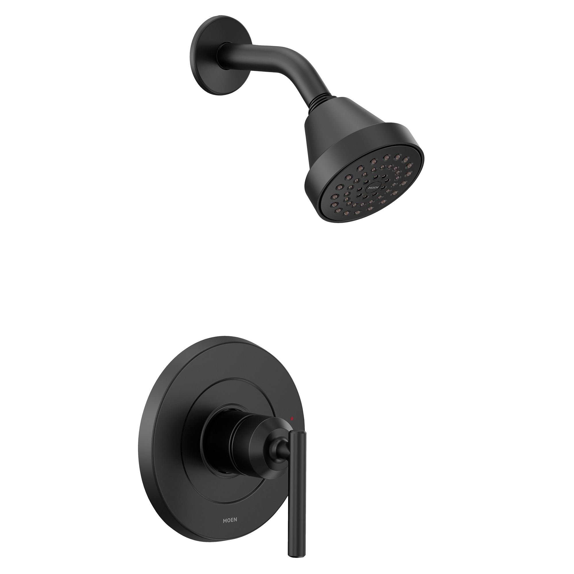 Moen UT2902EPBL Gibson Matte Black 1-handle Single function 3.6-Inches Round Shower Faucet