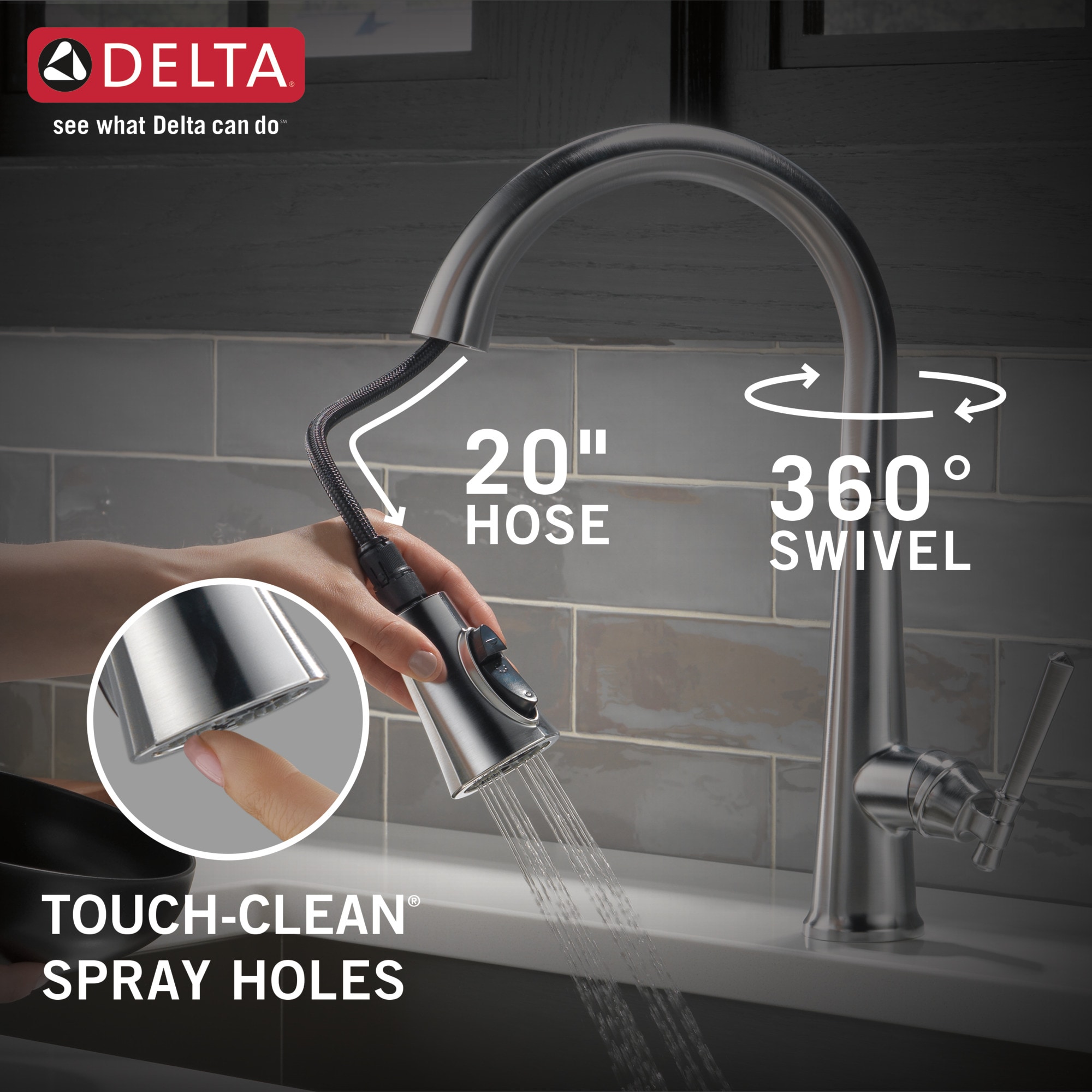 Delta 9182-AR-PR-DST Kitchen-Faucets - View #10