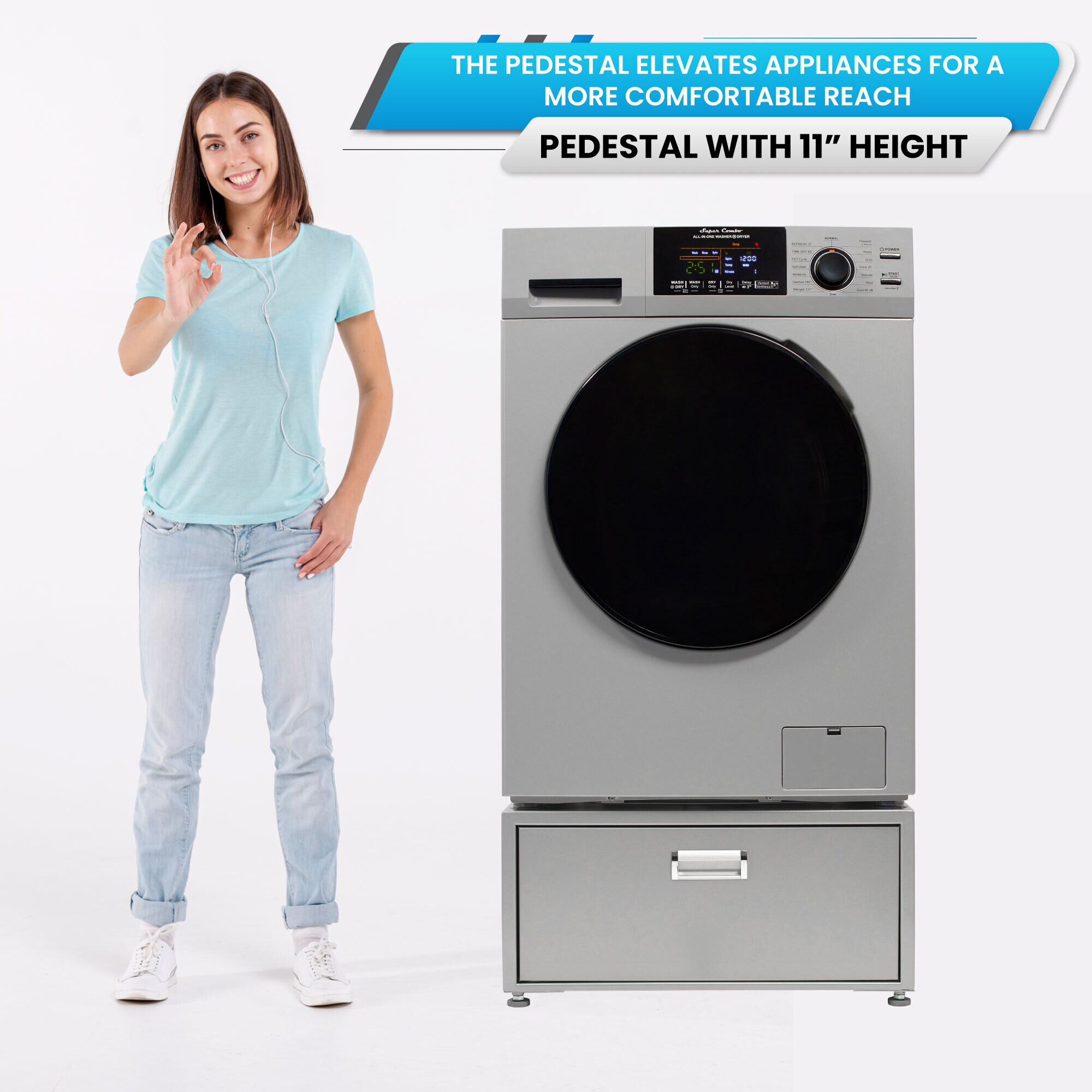 Equator Advanced Appliances EZ 4600 S + PDL 4455 Combination-Washers-Dryers - View #8