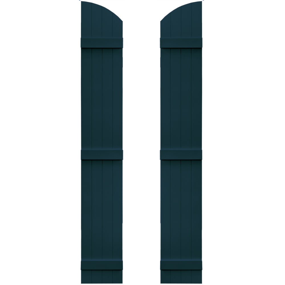 Vantage V5931494166 13.875-in W x 94-in H Indigo Blue Board and batten Exterior Shutters ( 1 -Pack )