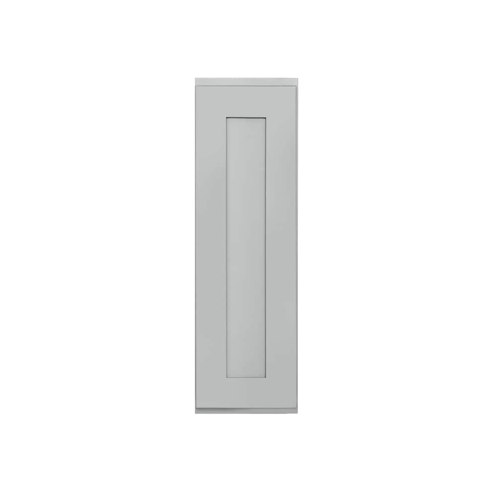 RELIABILT LS-SG-W0930R Overlake 9-in W x 30-in H x 12-in D Gray Wall Ready to assemble Plywood Cabinet (Recessed Panel Shaker)