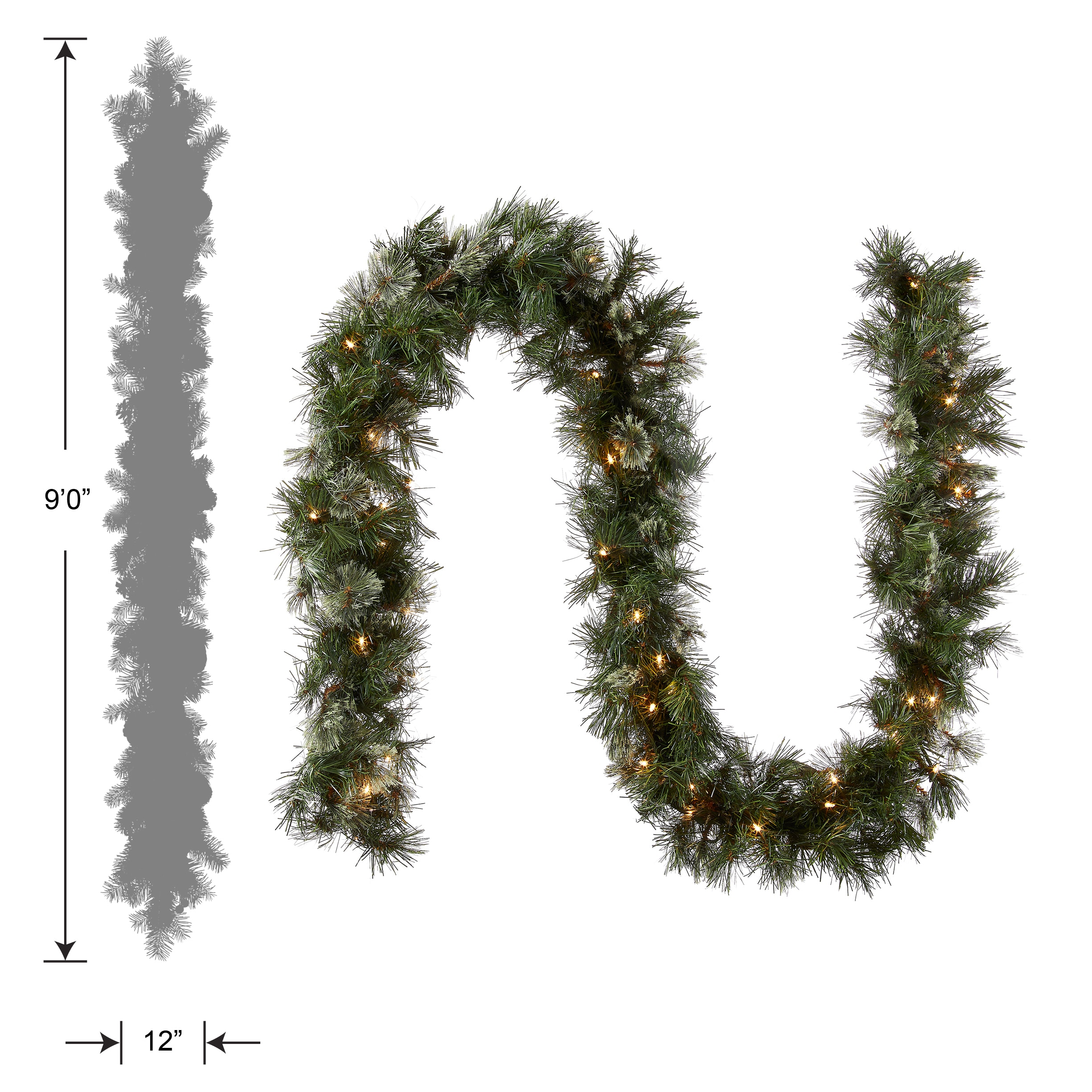 National Tree Company PECC3-300-9B-1 Artificial-Christmas-Garland - View #10