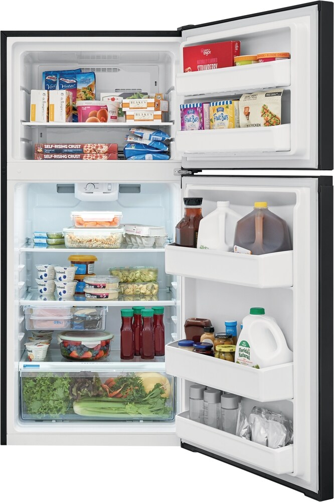 Frigidaire 10.1-cu ft Top-Freezer Refrigerator (Black) ENERGY STAR