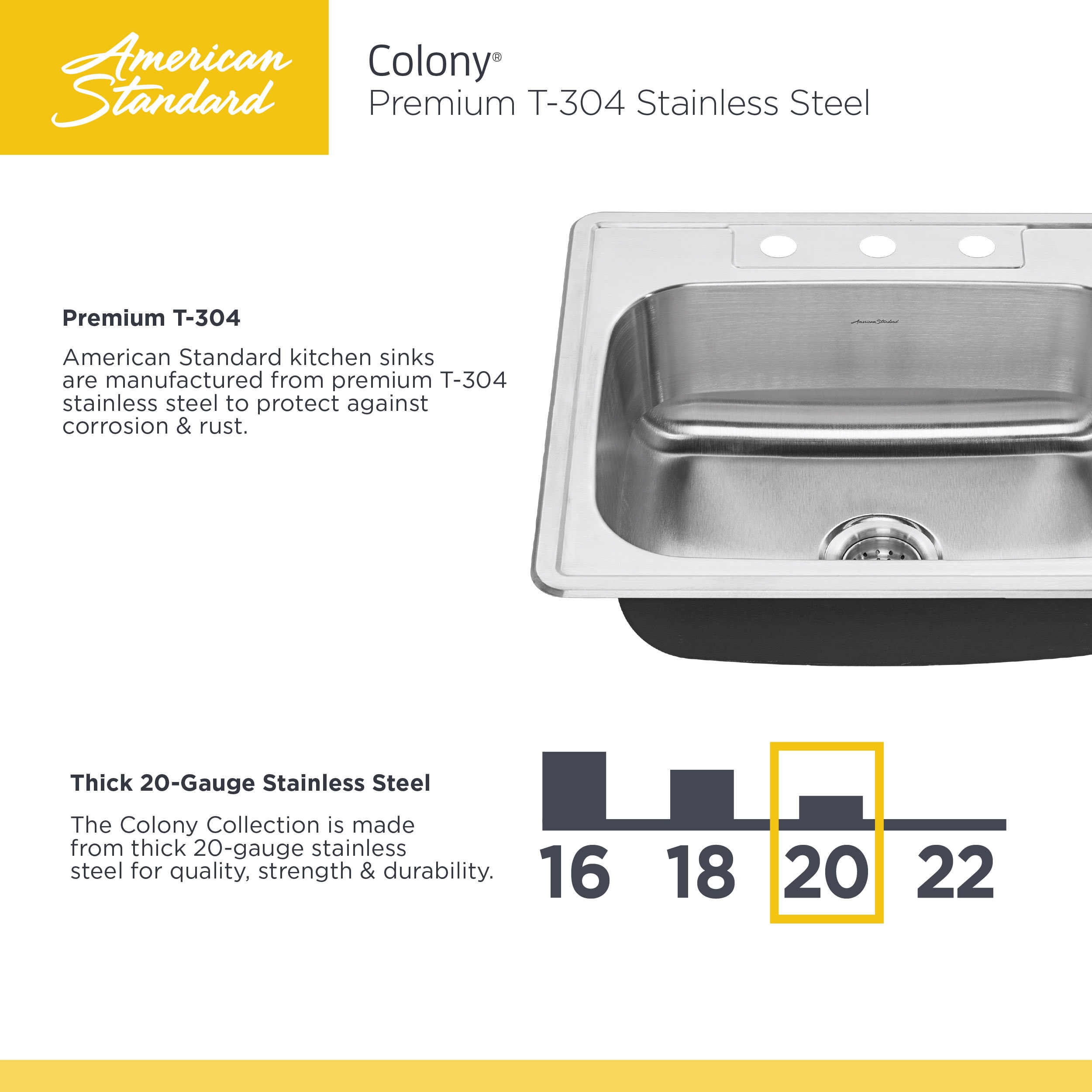 American Standard 22SB.6252283C.075 Kitchen-Sinks - View #6