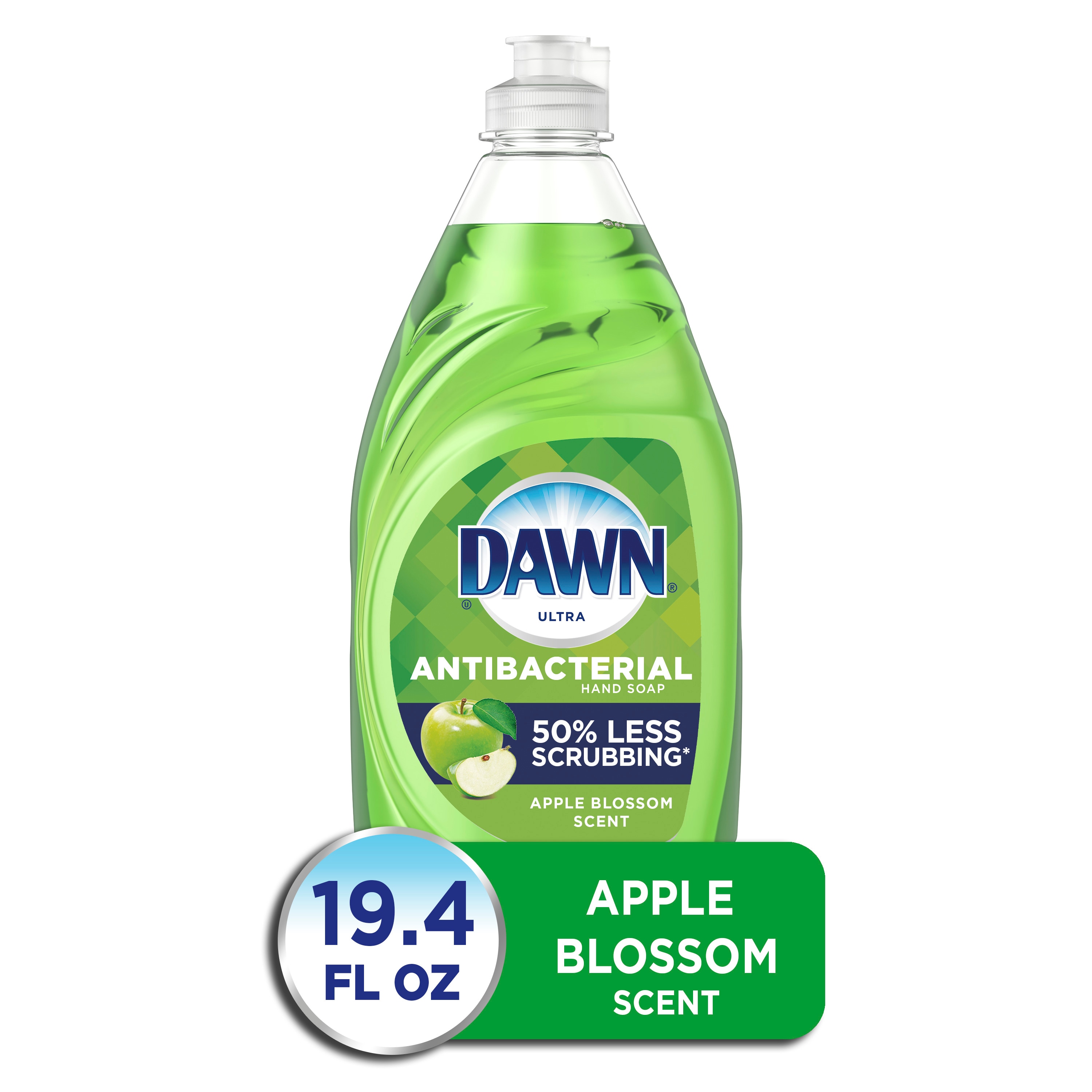 Dawn 3700060184 Ultra Antibacterial 19.4-oz Apple Blossom Dish Soap