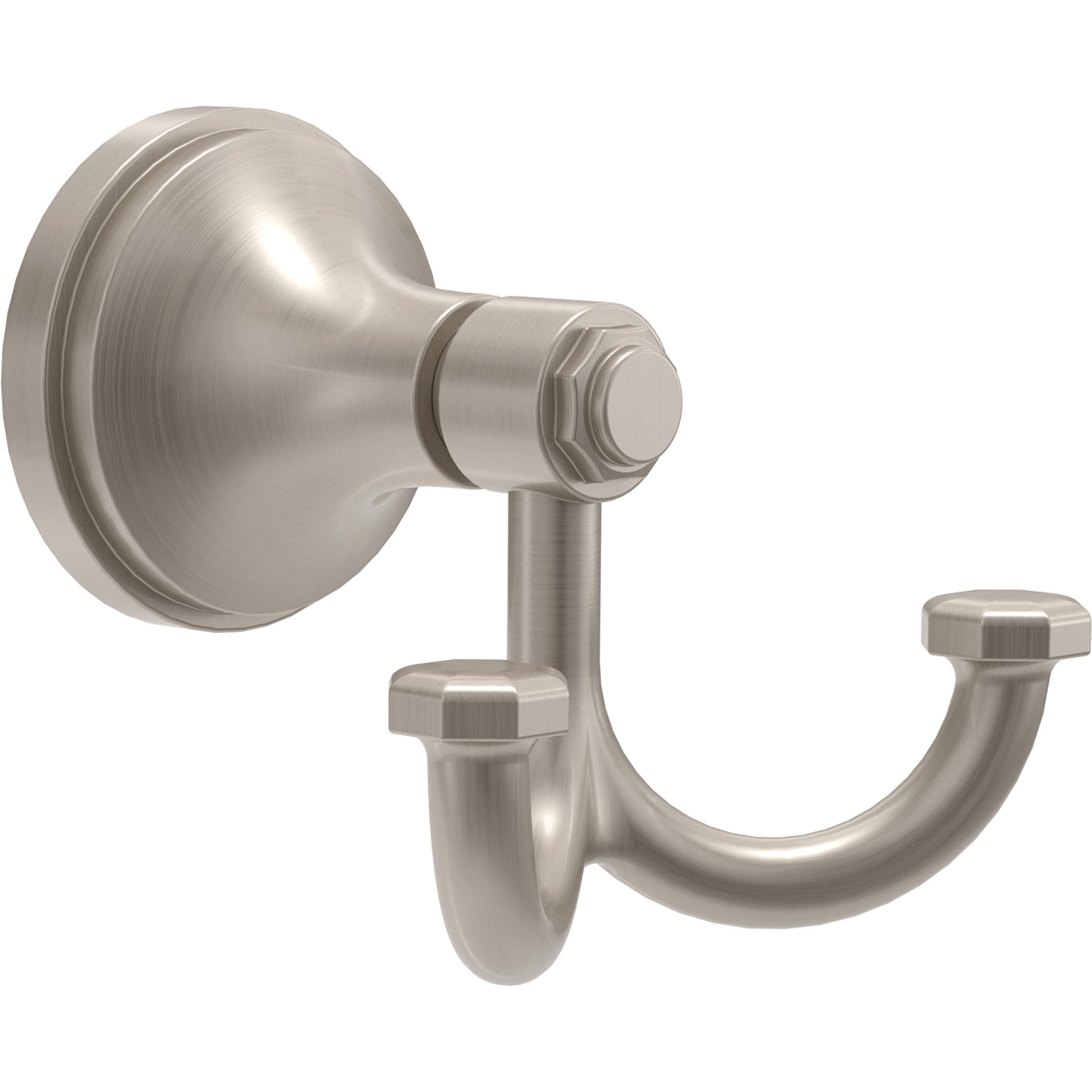 Franklin Brass WDRF35-SN Woodruff Satin Nickel Double -Hook Wall mount Towel Hook