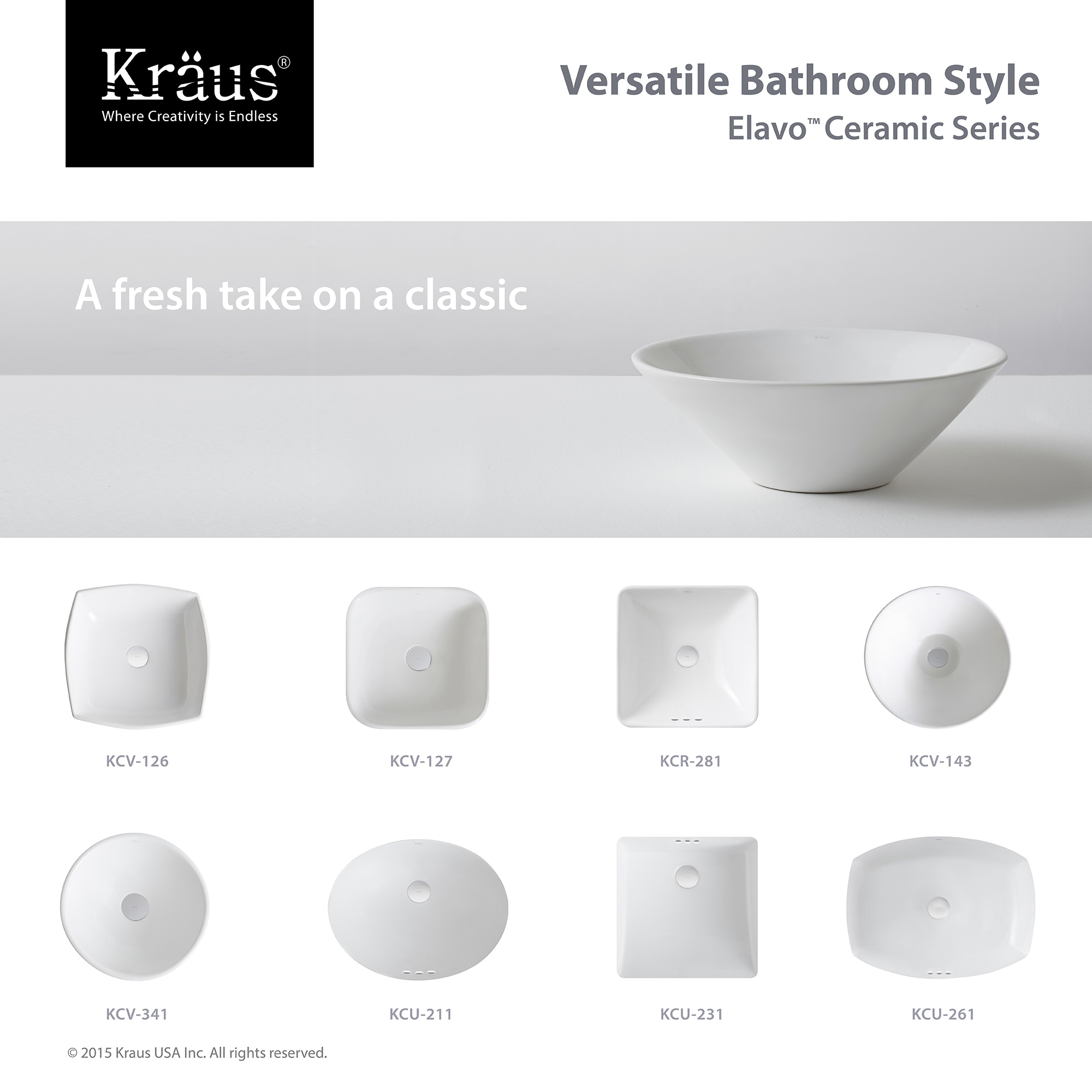 Kraus KCV-341-BN Bath-Sink - View #9