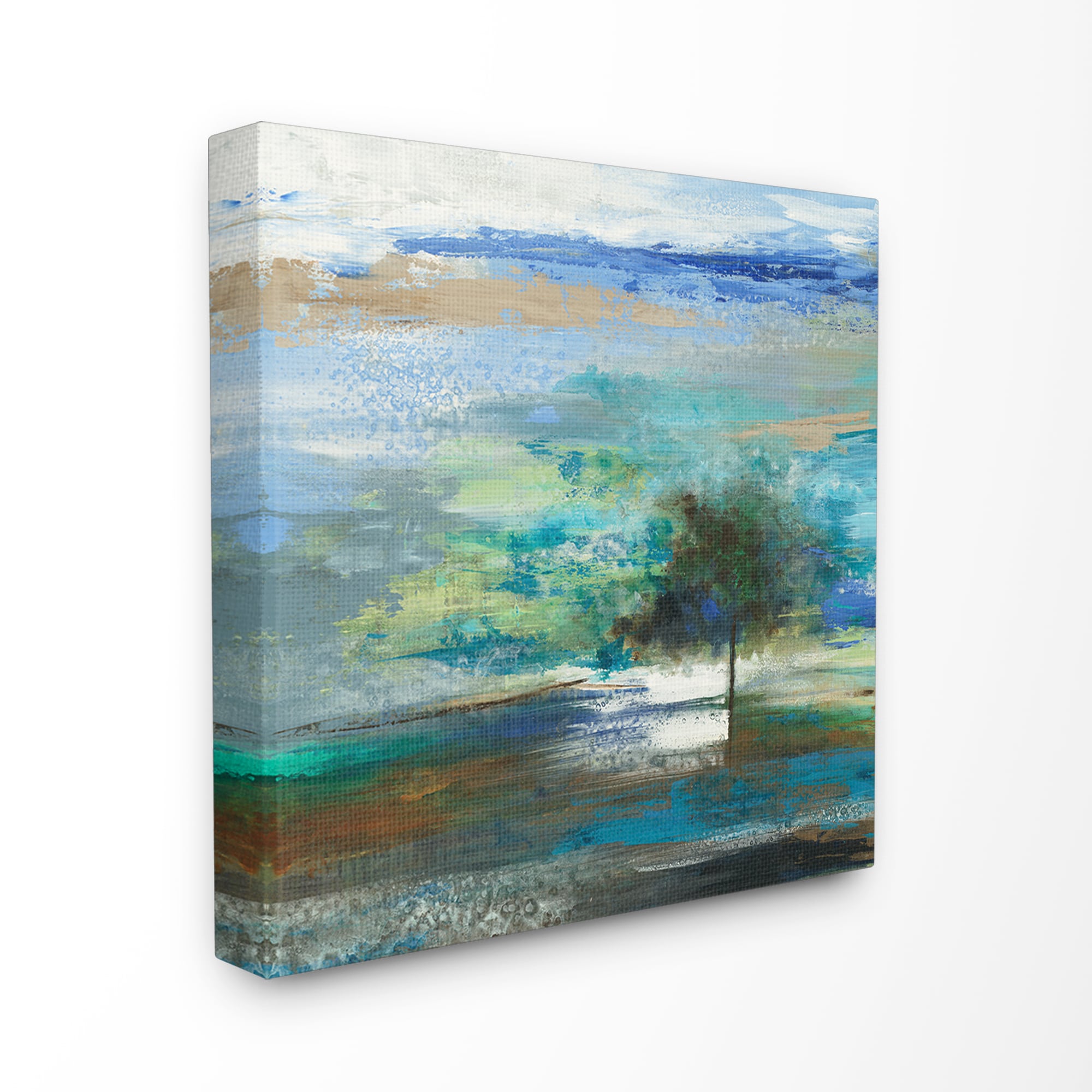 Stupell Industries ASA-116-CN-24X24 Liz Jardine 24-in H x 24-in W Abstract Print on Canvas