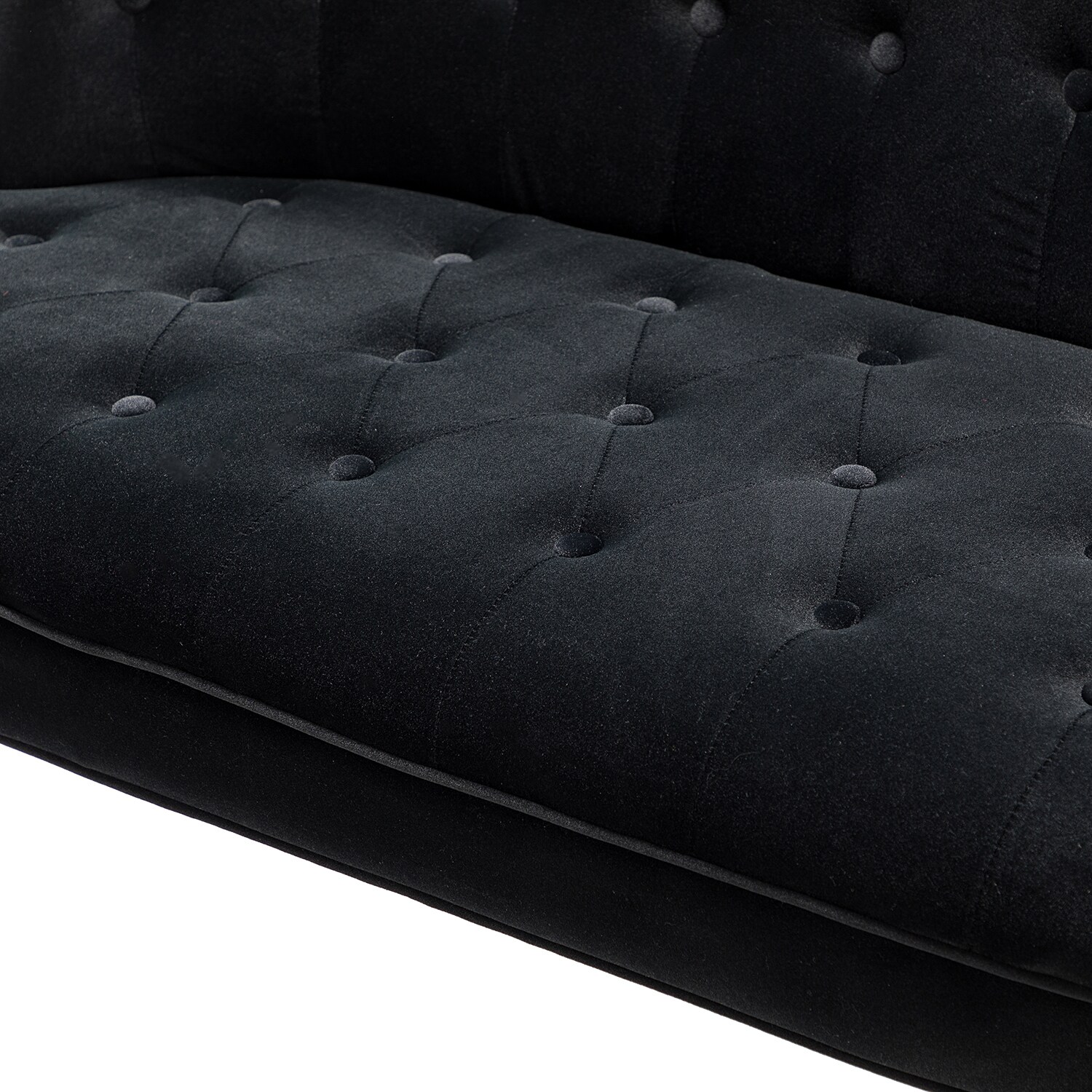 14 Karat Home SFS0422-BLACK Sofas-Loveseats - View #7