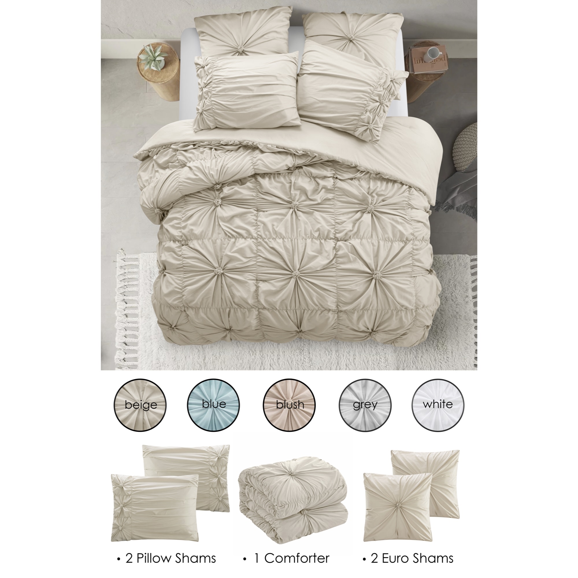 Grace Living GCS363-32BEQ-LS Comforters-And-Bedspreads - View #3
