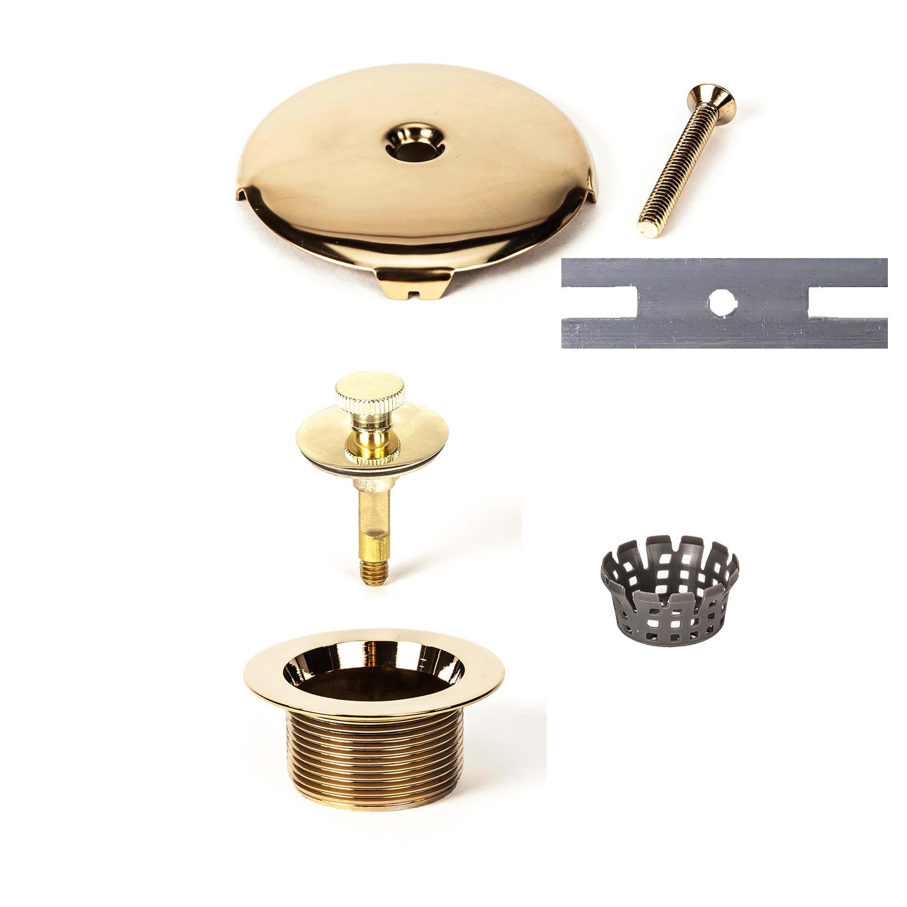 PF WaterWorks PF0966-PB Polished brass Polished Brass Lift and turn Drain
