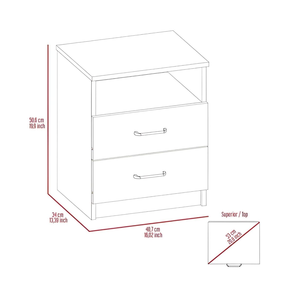 Slickblue D-FR-1211 nightstands - View #4