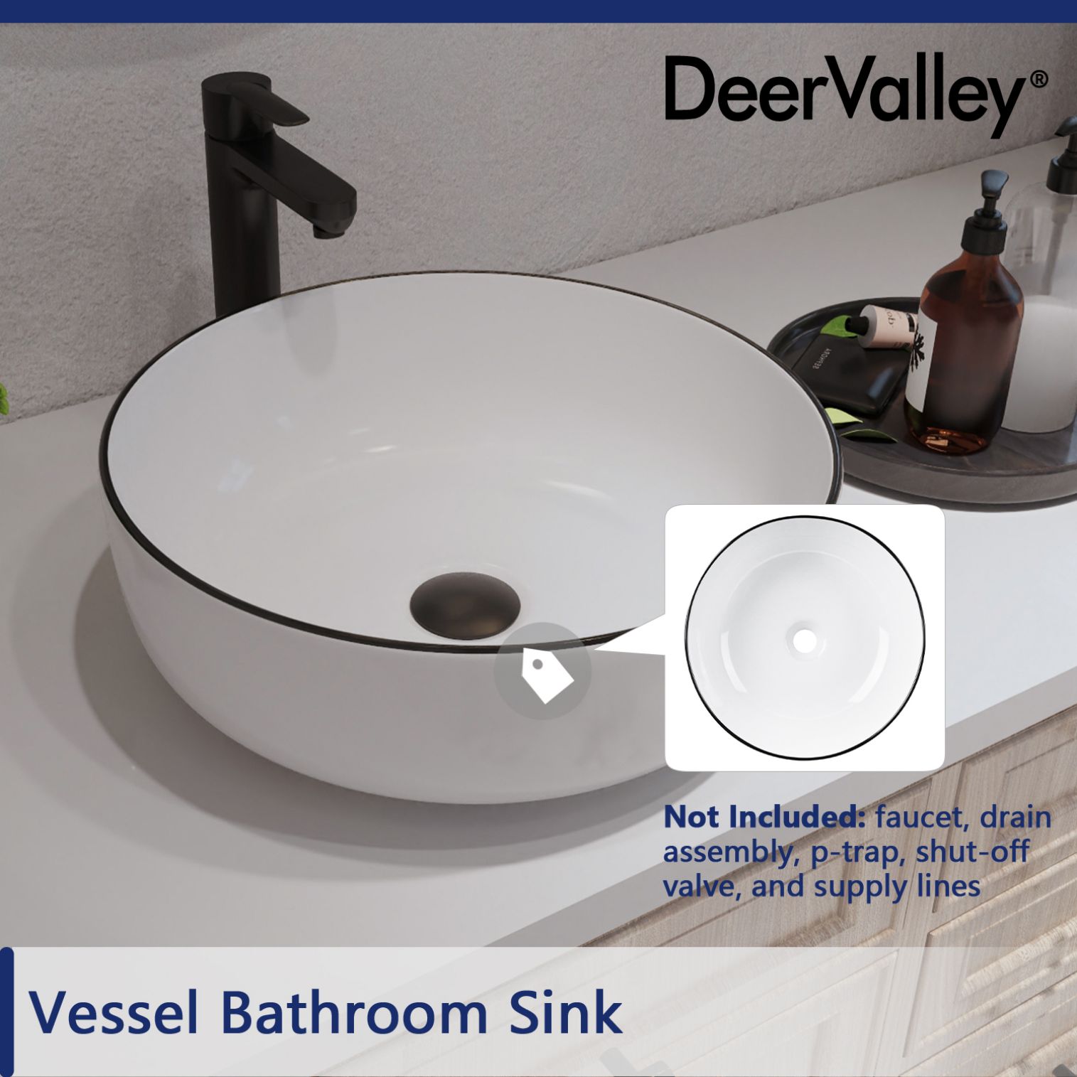 DeerValley DV-1V0030 Bath-Sink - View #7