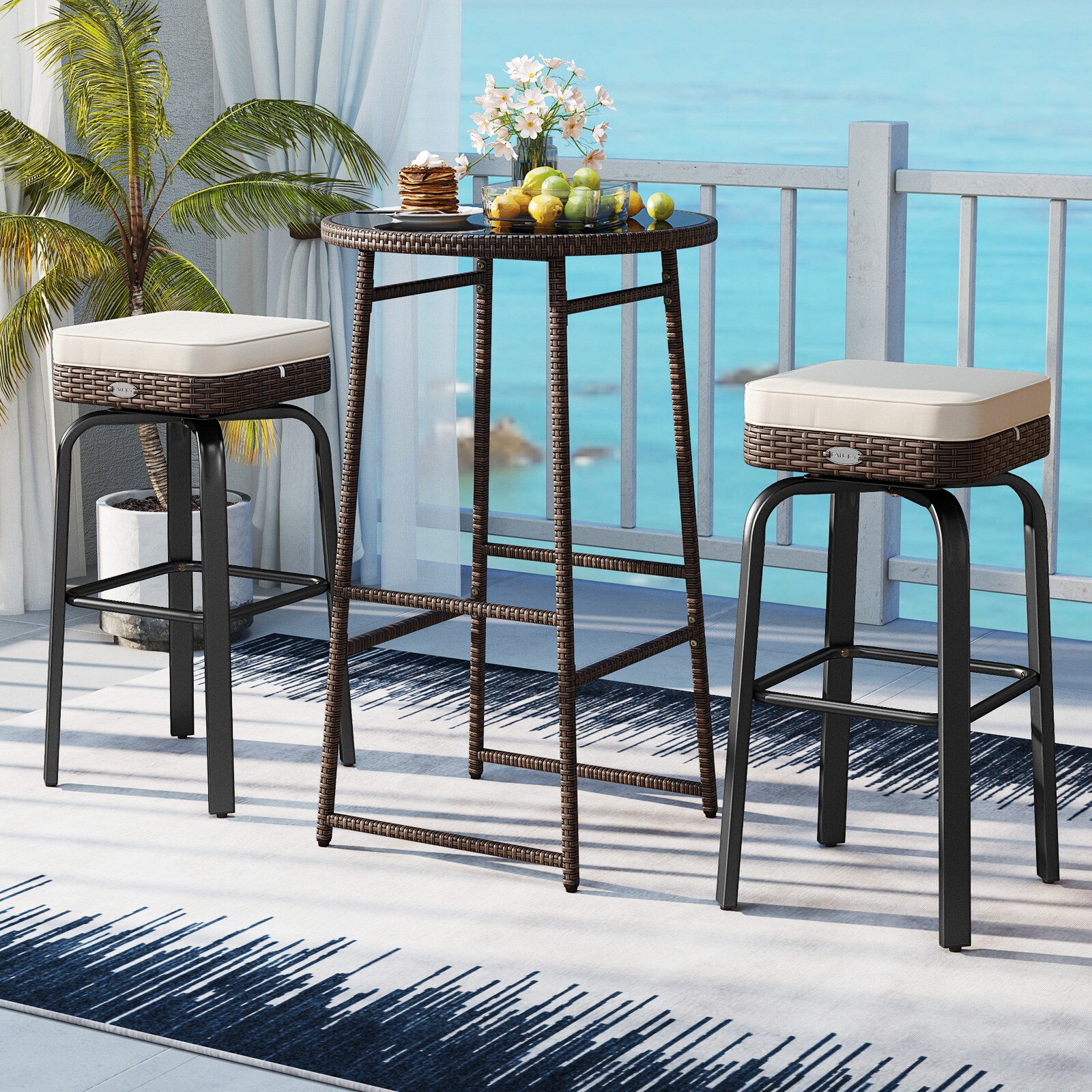 Forclover HYFE-10352CF Patio-Dining-Sets - View #2