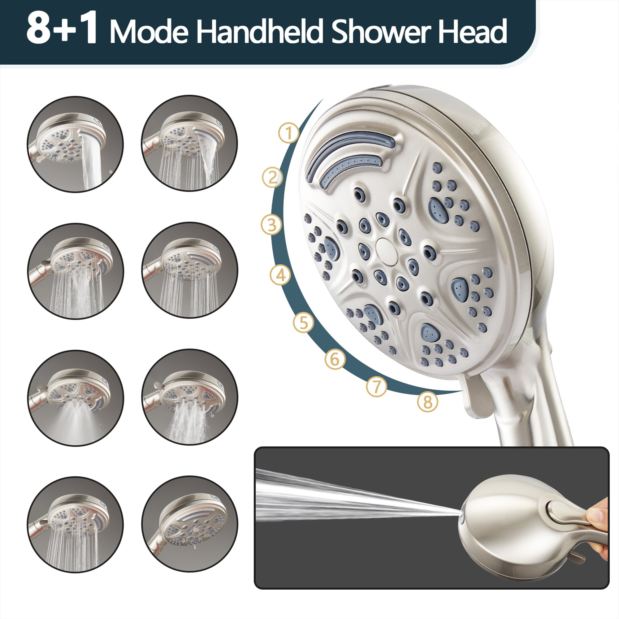 FORIOUS LL60003BN Fixed-Showerhead - View #4