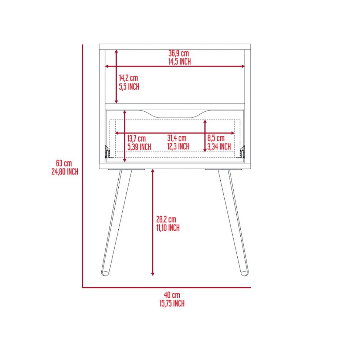 CHITA CTK-489 nightstands - View #3