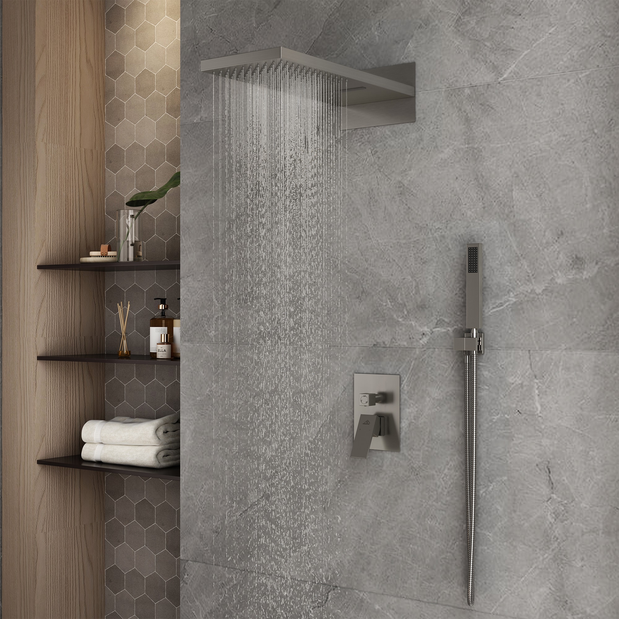 CASAINC M6630-A-22-BN Showerhead-Bar-Panels - View #3