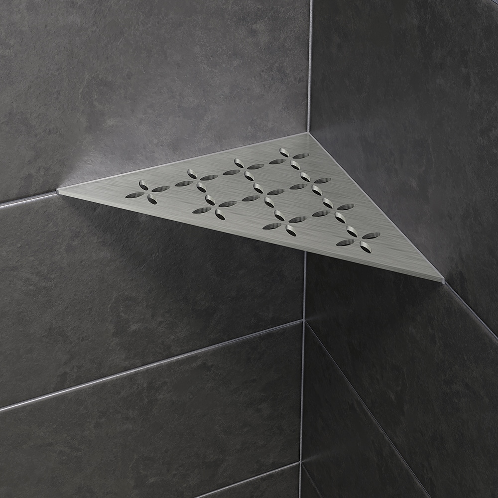 Corner Shower , Metal Waterproof Triangular Rack, Shower Organizer