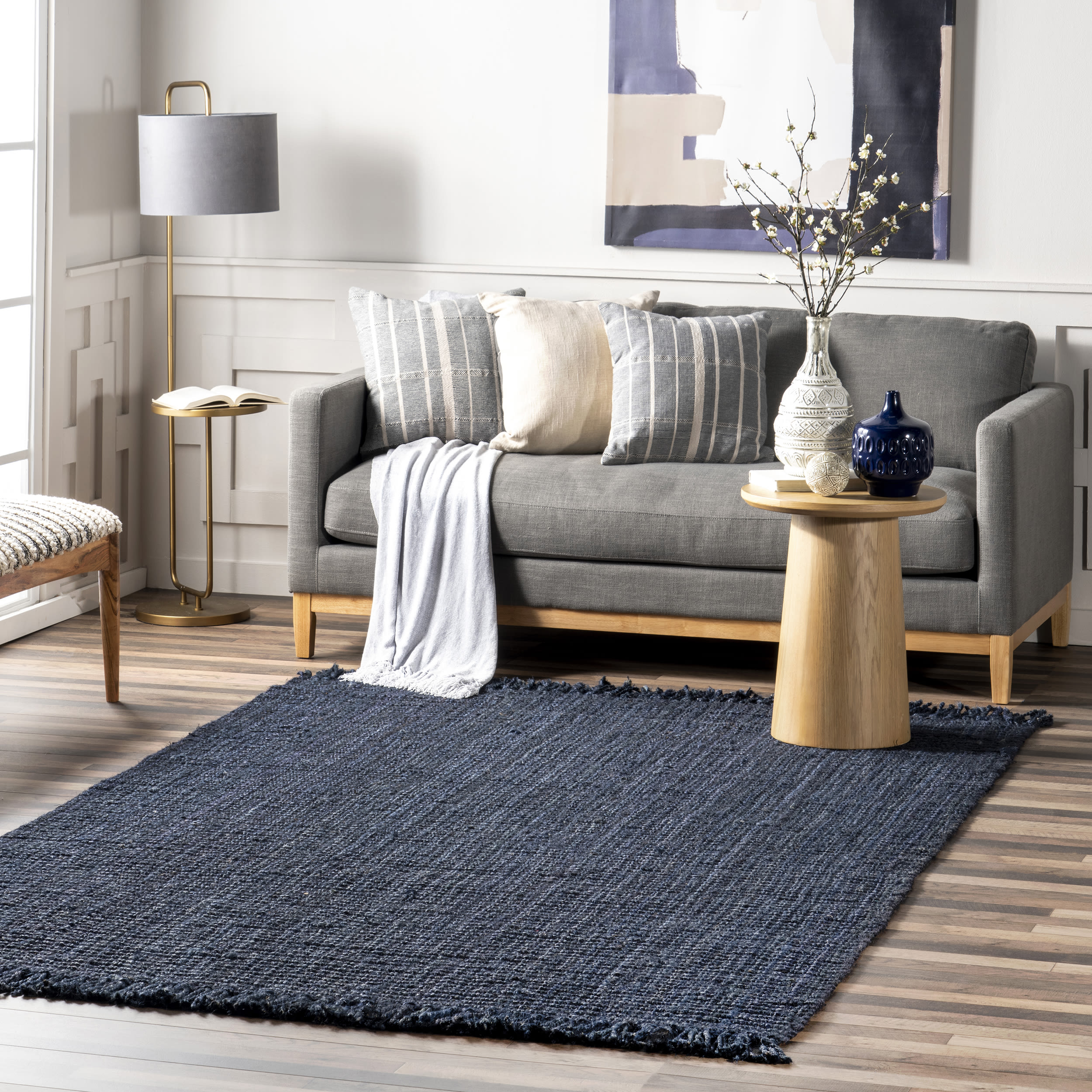 Chunky jute loop rug good