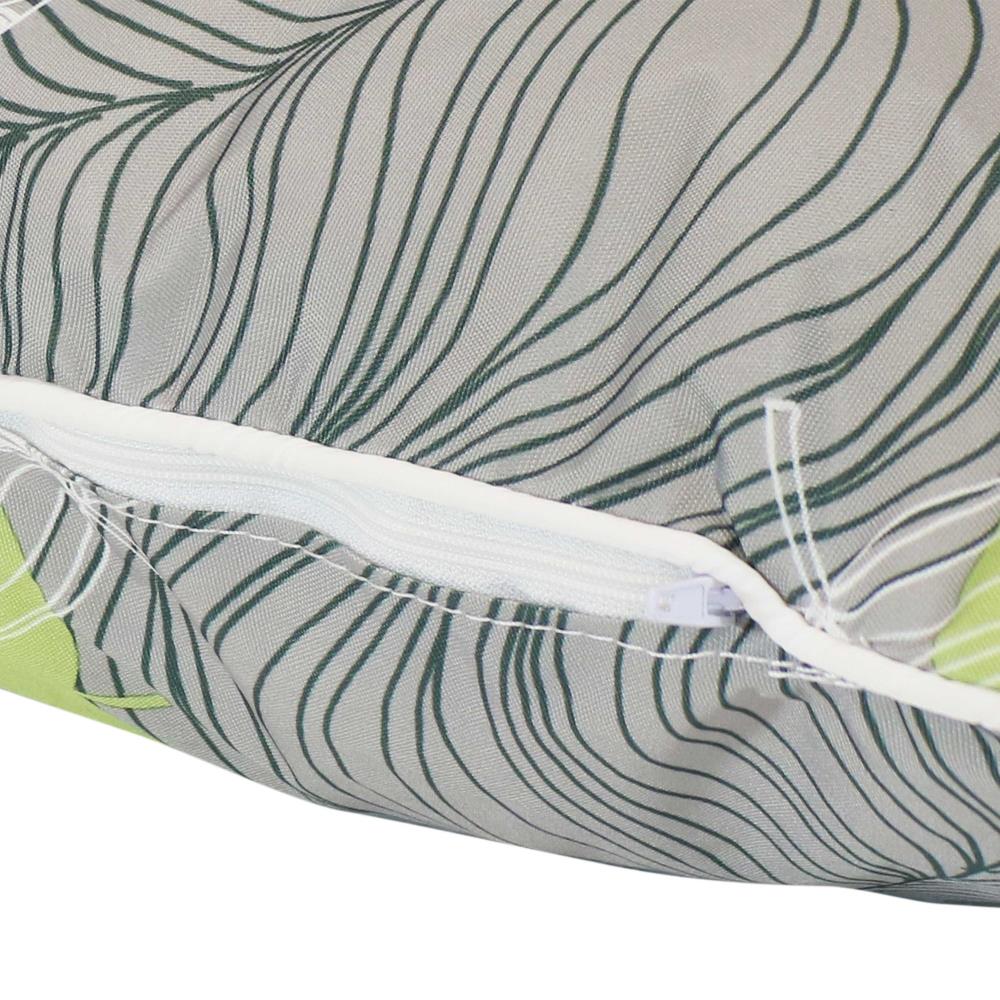 Sunnydaze Outdoor Square Accent Decorative Throw Pillows for Patio or Living Room Furniture - 16" - Lush Foliage - 2pk