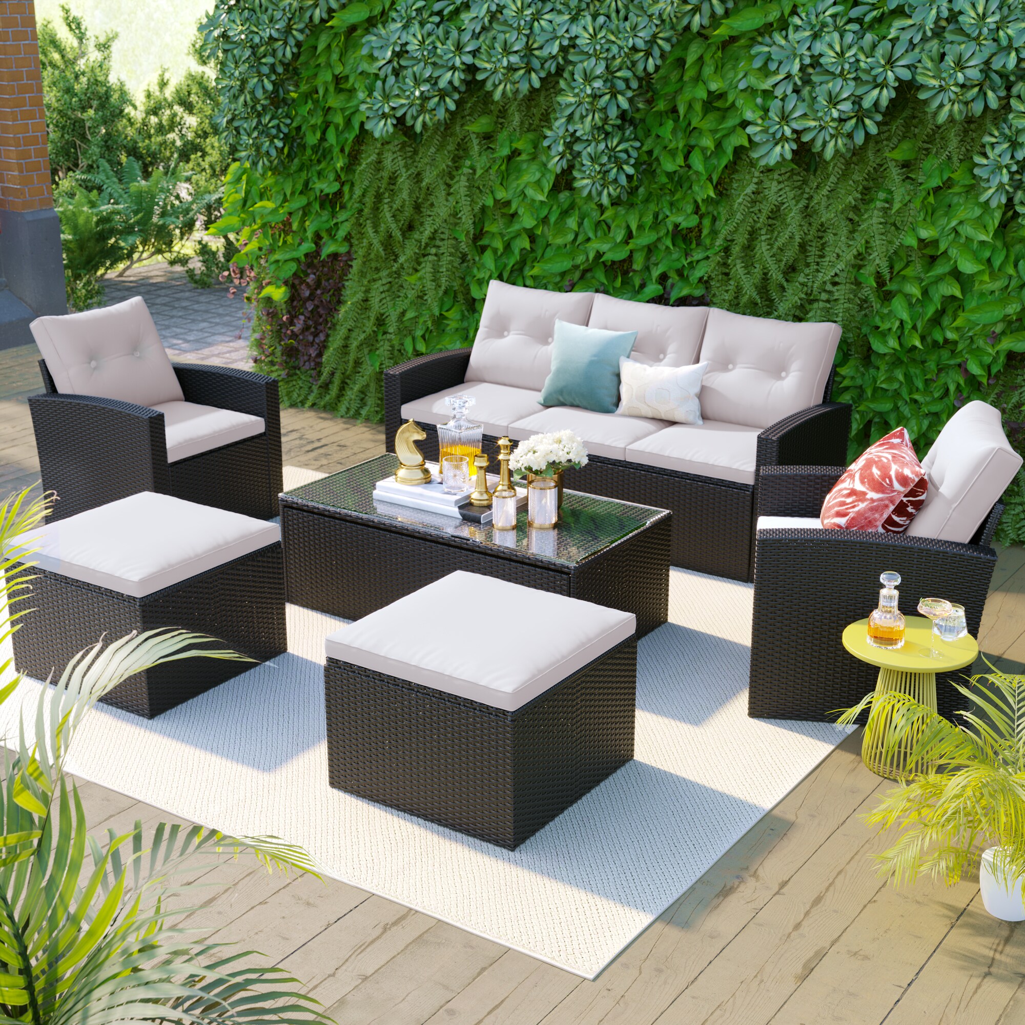 Clihome CNBL-09BRPBL Patio-Conversation-Sets - View #3