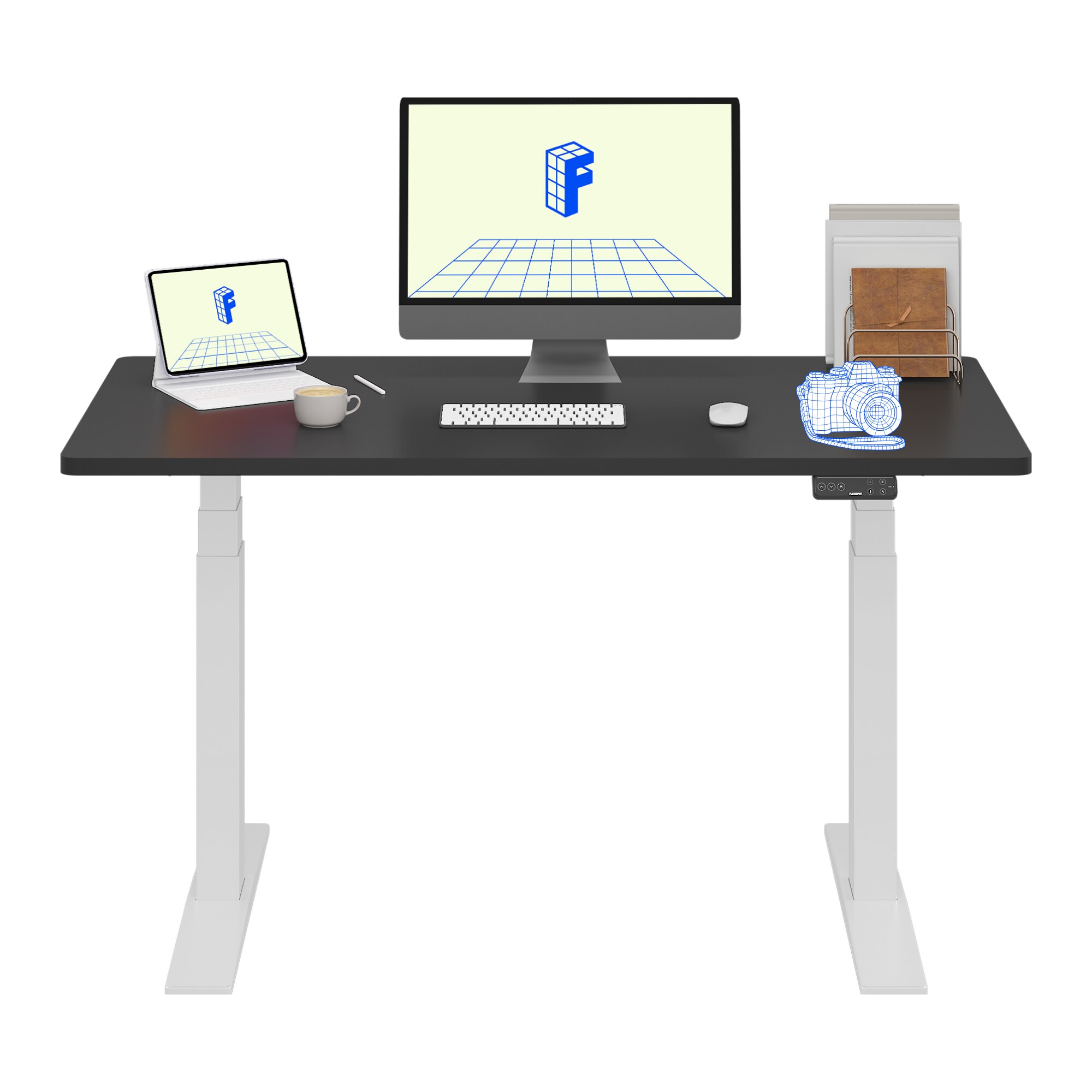 FlexiSpot E7WCOM5528-B desks - View #9