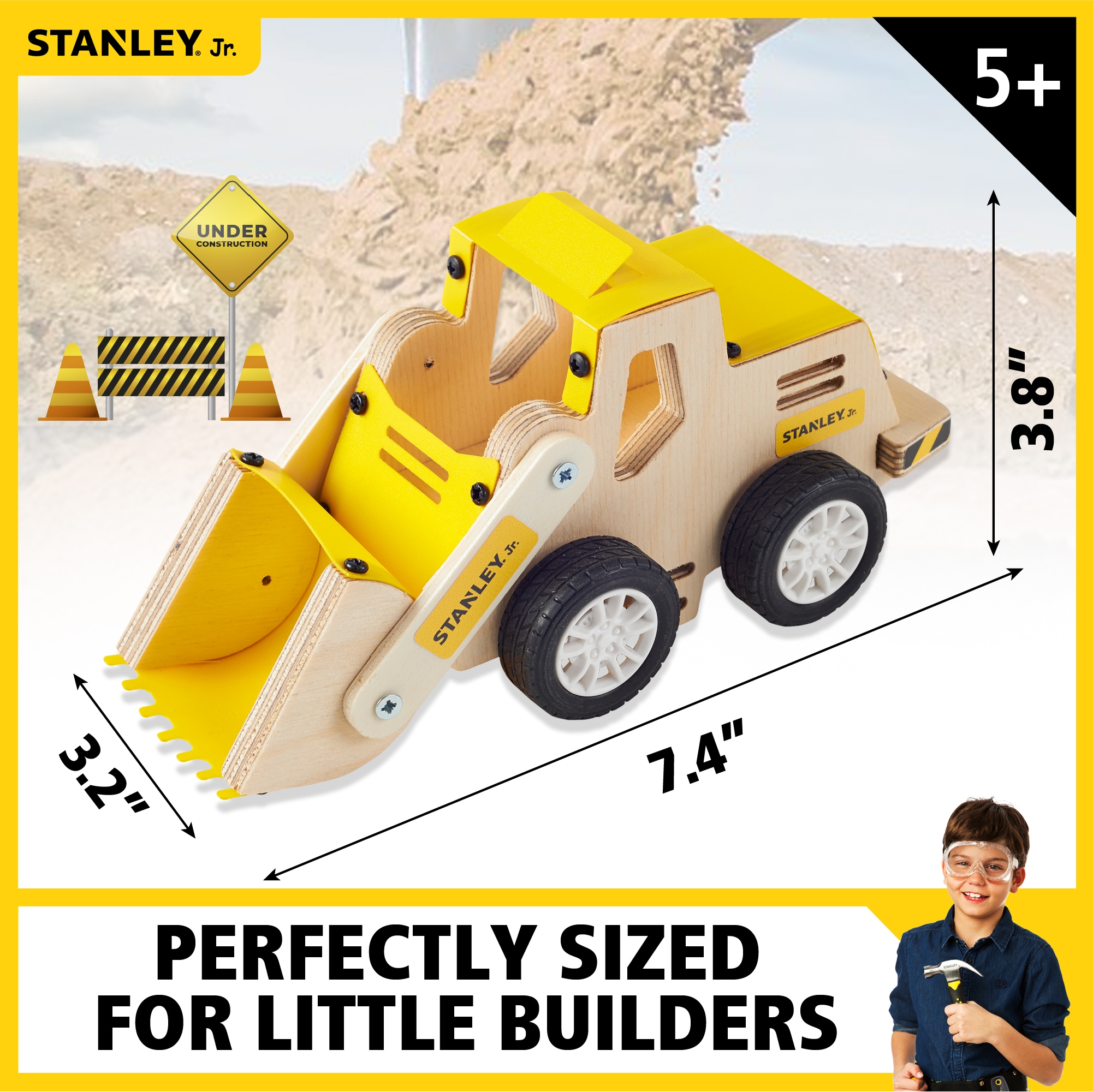Stanley Jr. OLOK032-SY Kids-Woodworking-Project-Kits - View #4