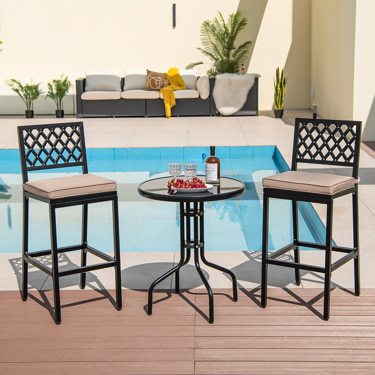 Costway JV10751DK-2 Patio-Chairs - View #2