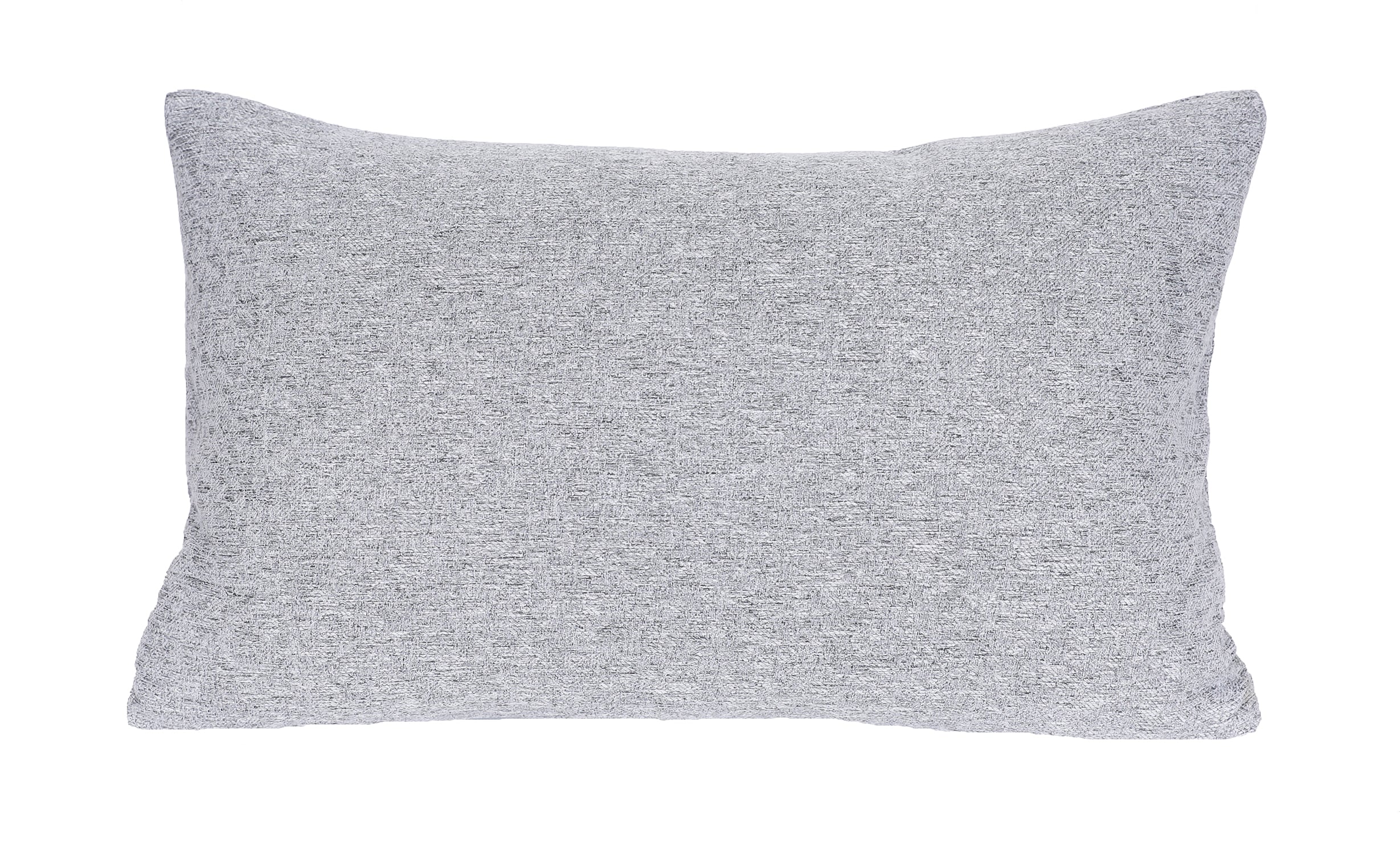 MANOR LUXE ML19314GYFE1321 Pamela 13-in x 20-in Gray Rectangular Indoor Decorative Pillow