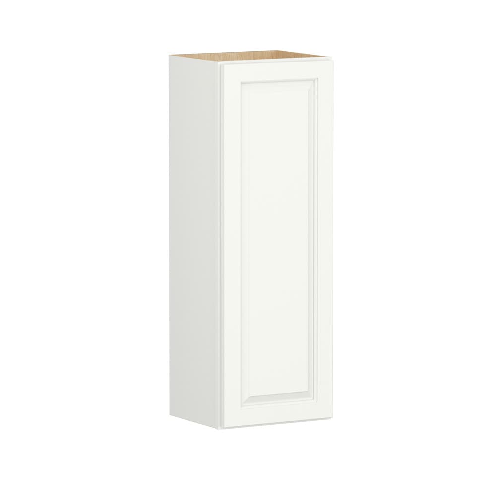 Shenandoah Stemson 12-in W x 42-in H x 12-in D Linen Painted Wall Fully Assembled Cabinet Raised Panel Raised panel
