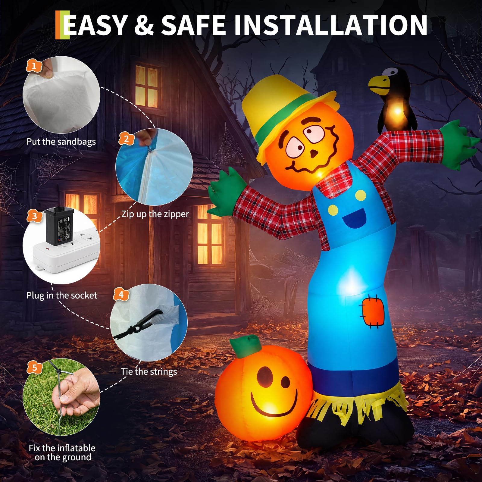 Garvee BLTCRLBKOAY0JUK Outdoor-Halloween-Decor - View #6