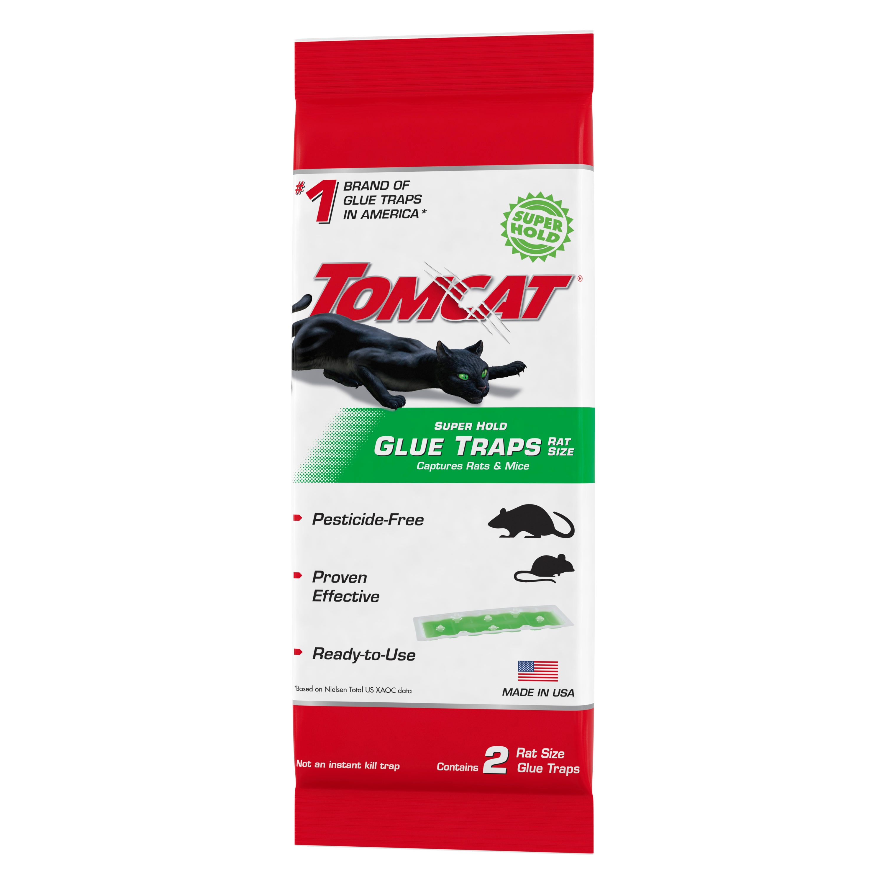 TOMCAT Super Hold Glue Traps Rat Size Mouse Traps in the Animal  Rodent  Control department at Lowes.com