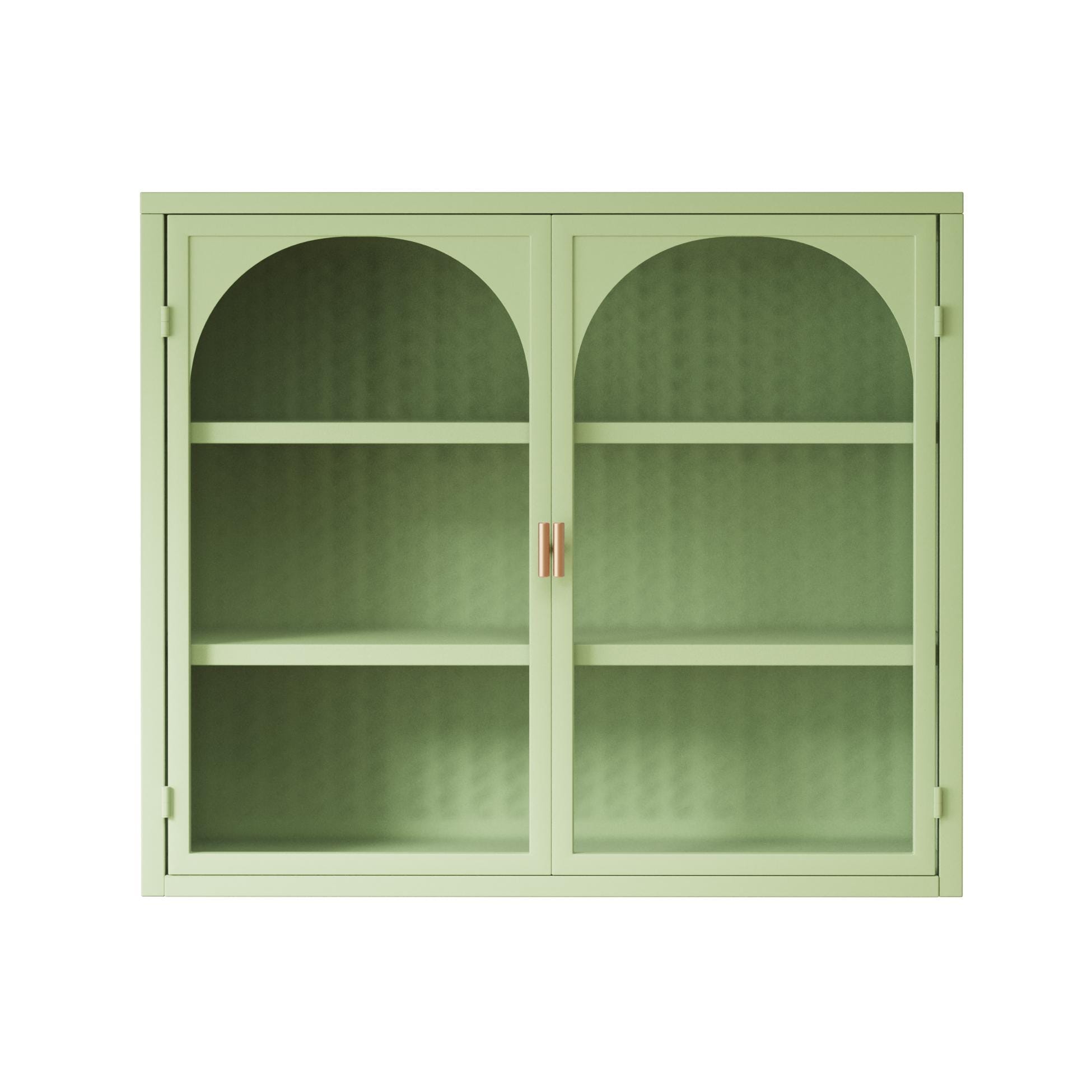 Forclover DASE-143037 Bathroom Storage Cabinet 27.56-in x 23.62-in x 9.06-in Green Bathroom Wall Cabinet
